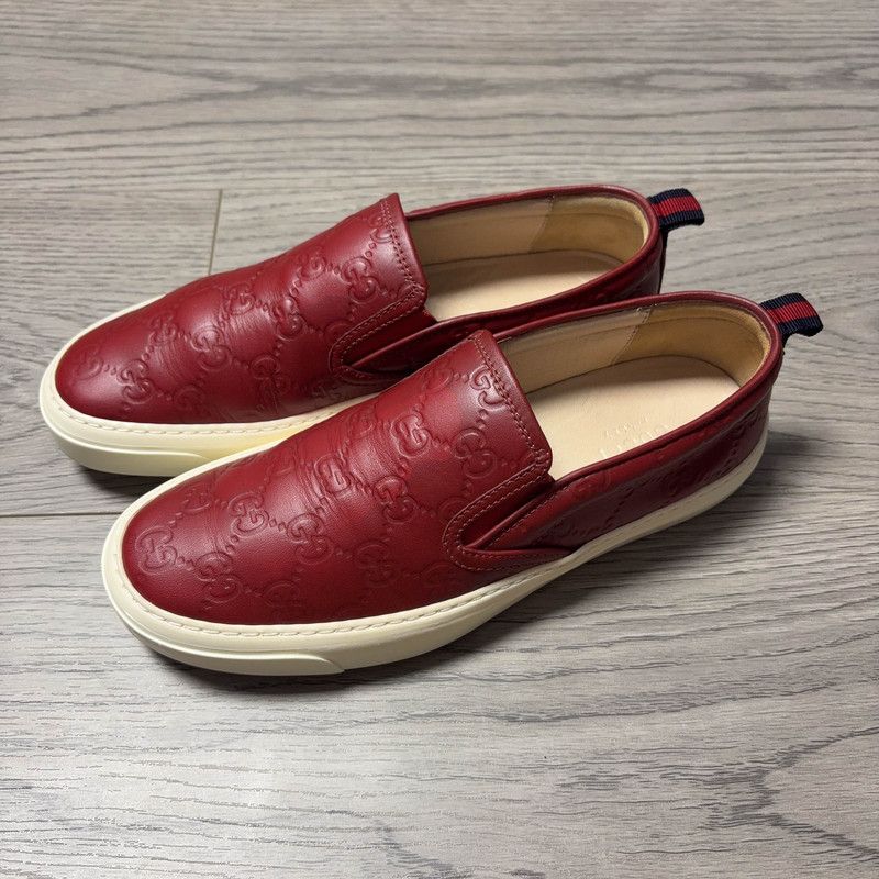 Gucci Gucci Stylish Leather Slip-On Sneakers for Women 0079 Size US 6.5 / IT 36.5 - 1 Thumbnail