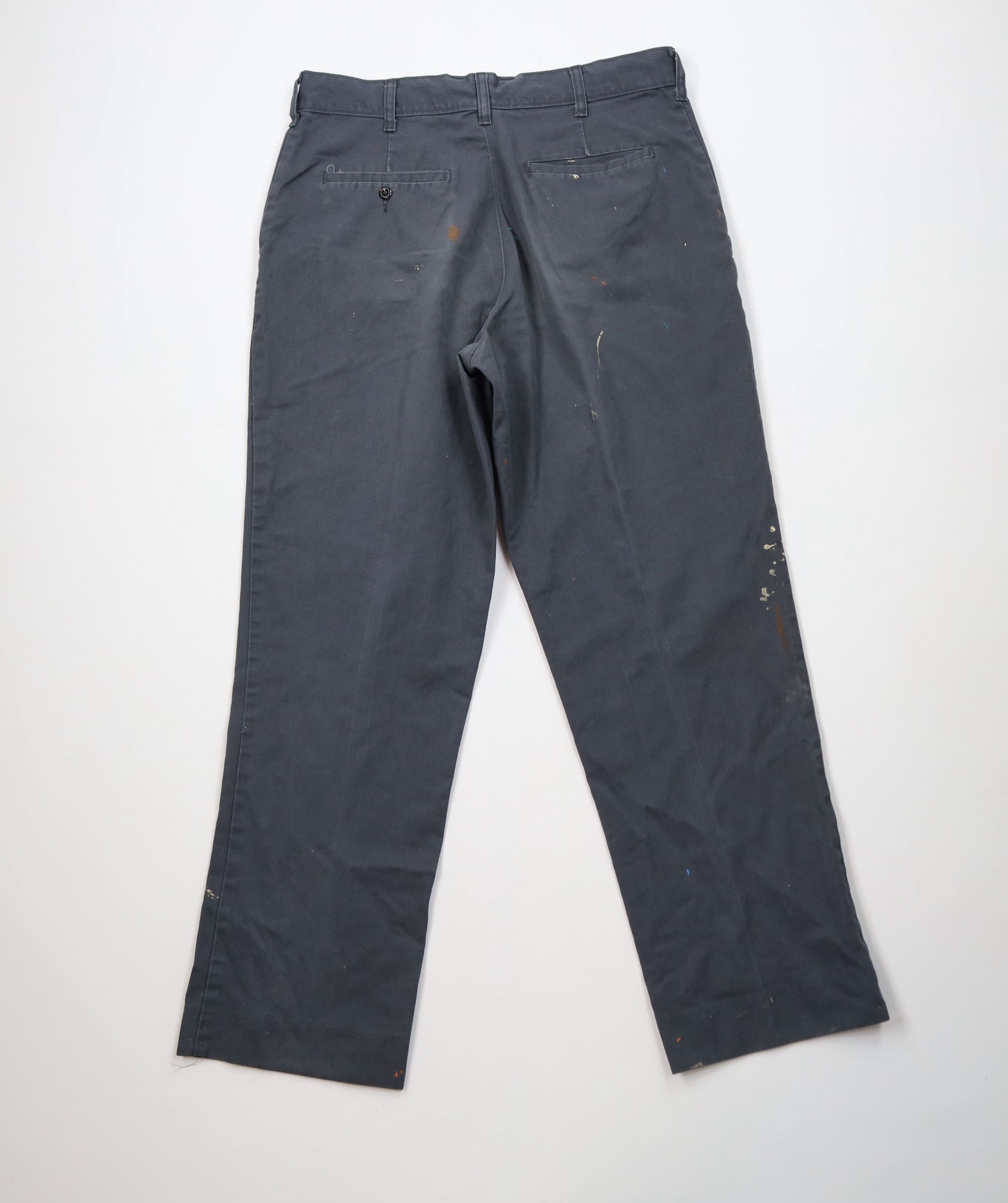 Vintage Vintage 90s Streetwear Workwear Mechanic Wide Leg Pants Gray Size US 32 / EU 48 - 10 Thumbnail