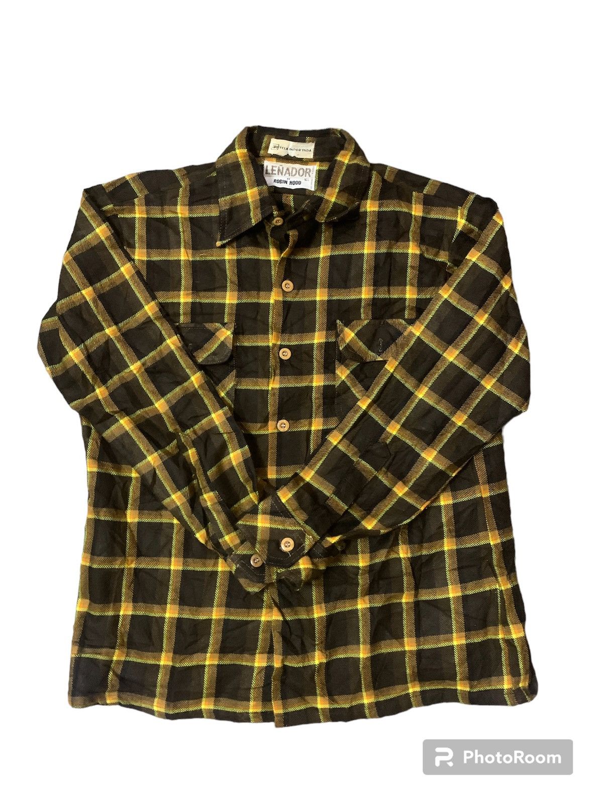 Flannel × Vintage Lenador De Robin Hood Flannel Shirt Size US L / EU 52-54 / 3 - 1 Thumbnail