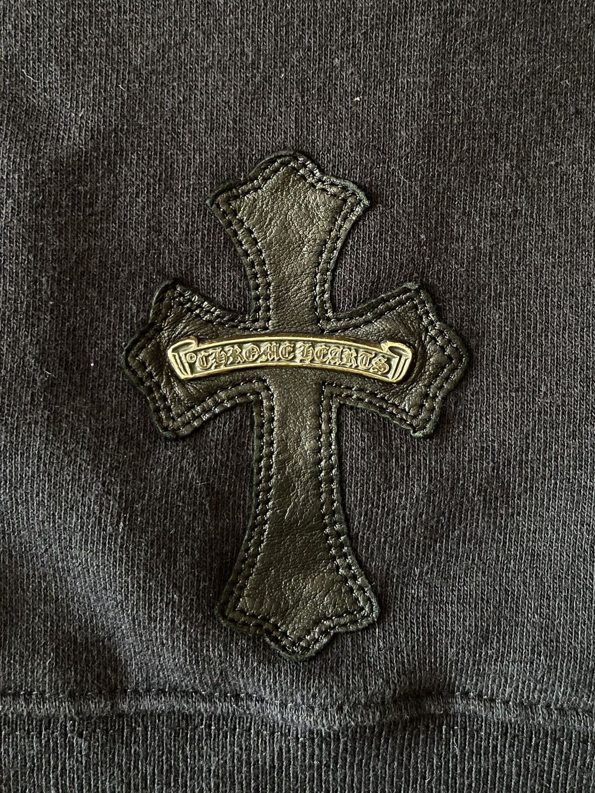 トップス Chrom hearts cross patch sweat Chrome Hearts - Cross Patch - Short Sleeve - Sweat Shirt