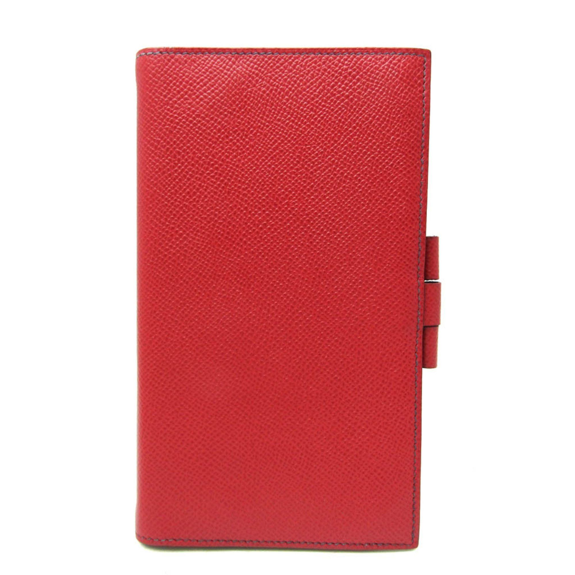 Hermes Agenda A6 Planner Cover Dark NavyRed Color Vision