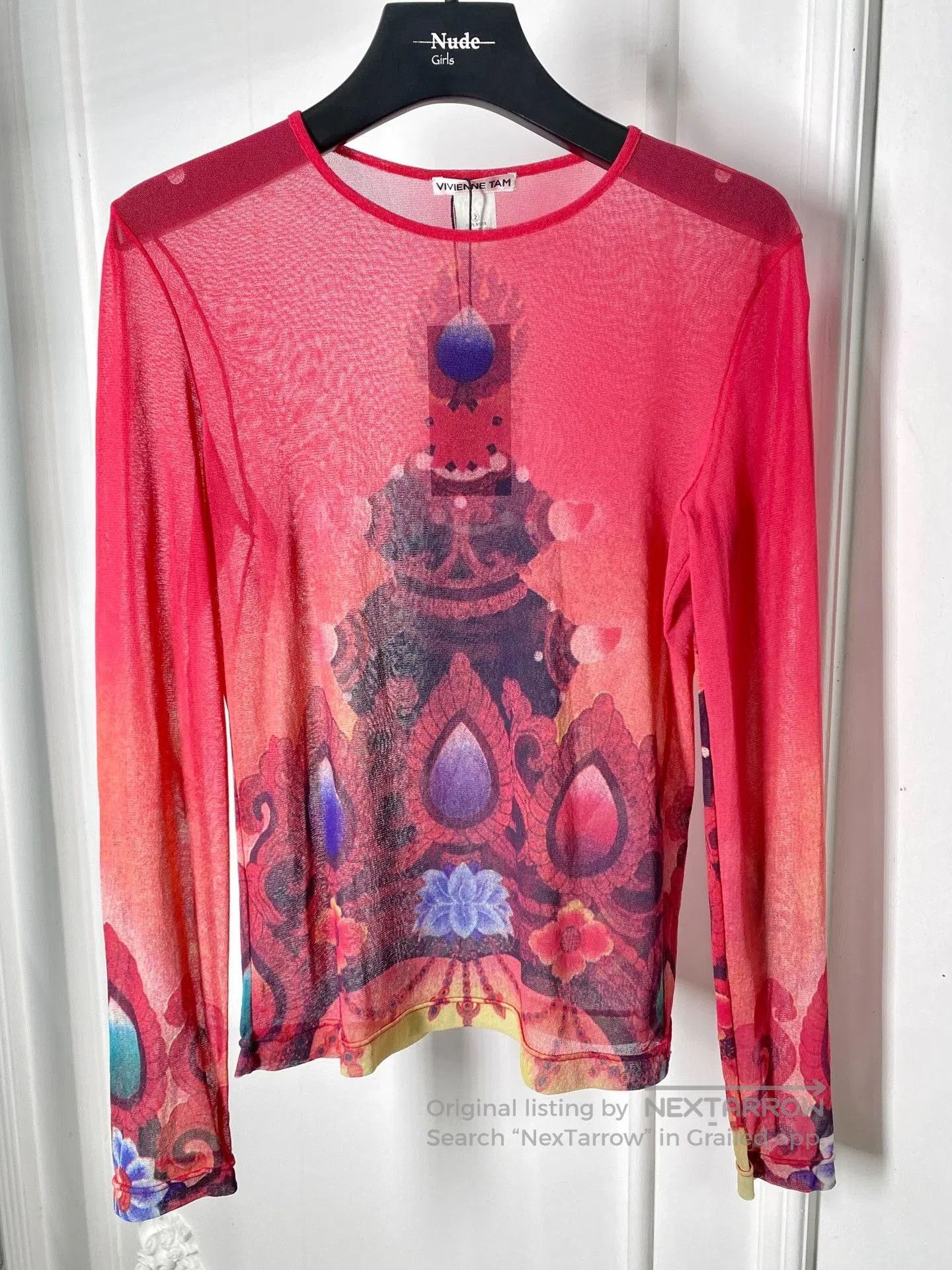 Vivienne Tam Vivienne Tam Sheer Mesh Top. Size M / US 6-8 / IT 42-44 - 1 Thumbnail
