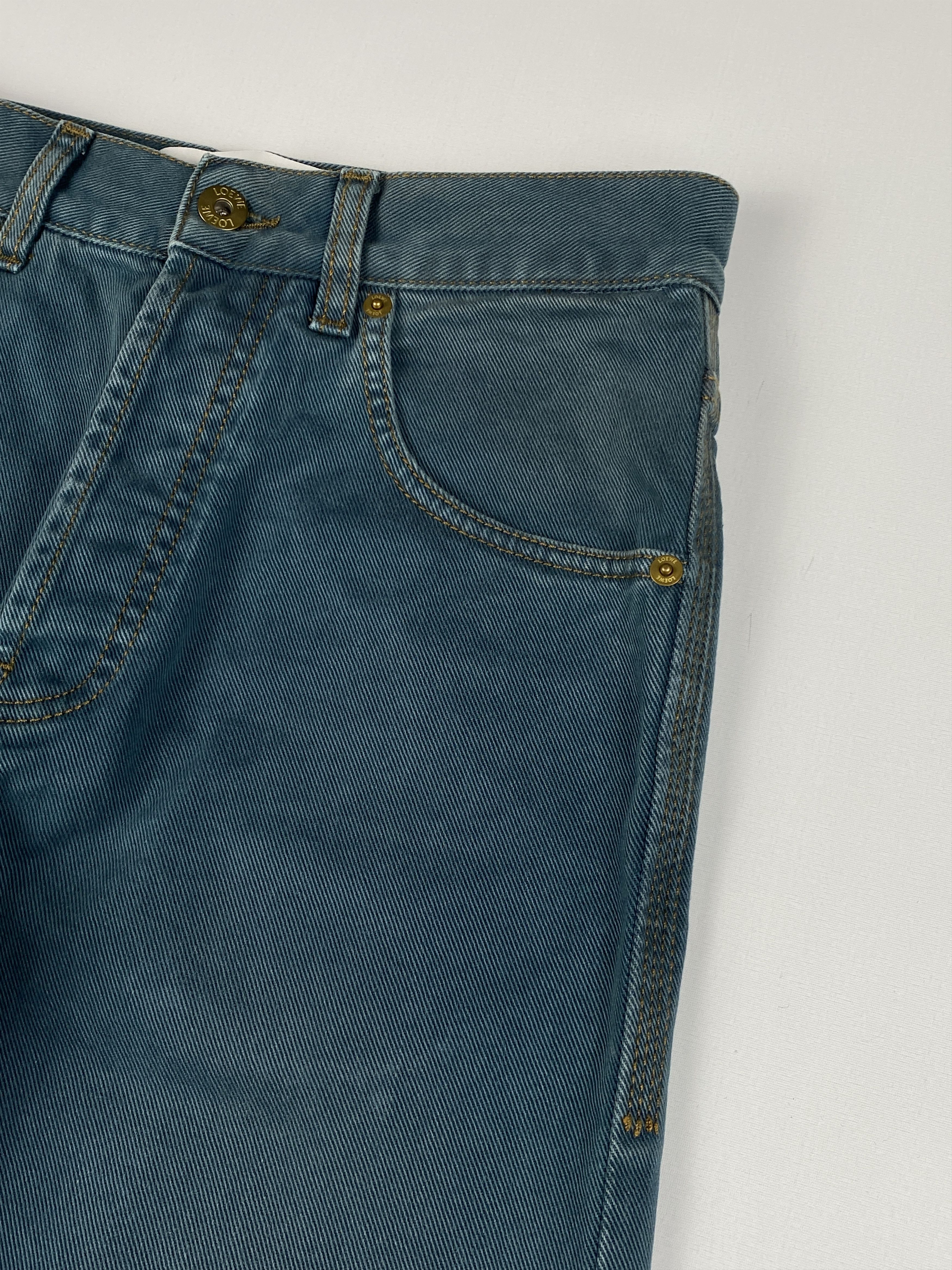 Loewe High Waist Straight Denim Size 28" / US 6 / IT 42 - 7 Thumbnail