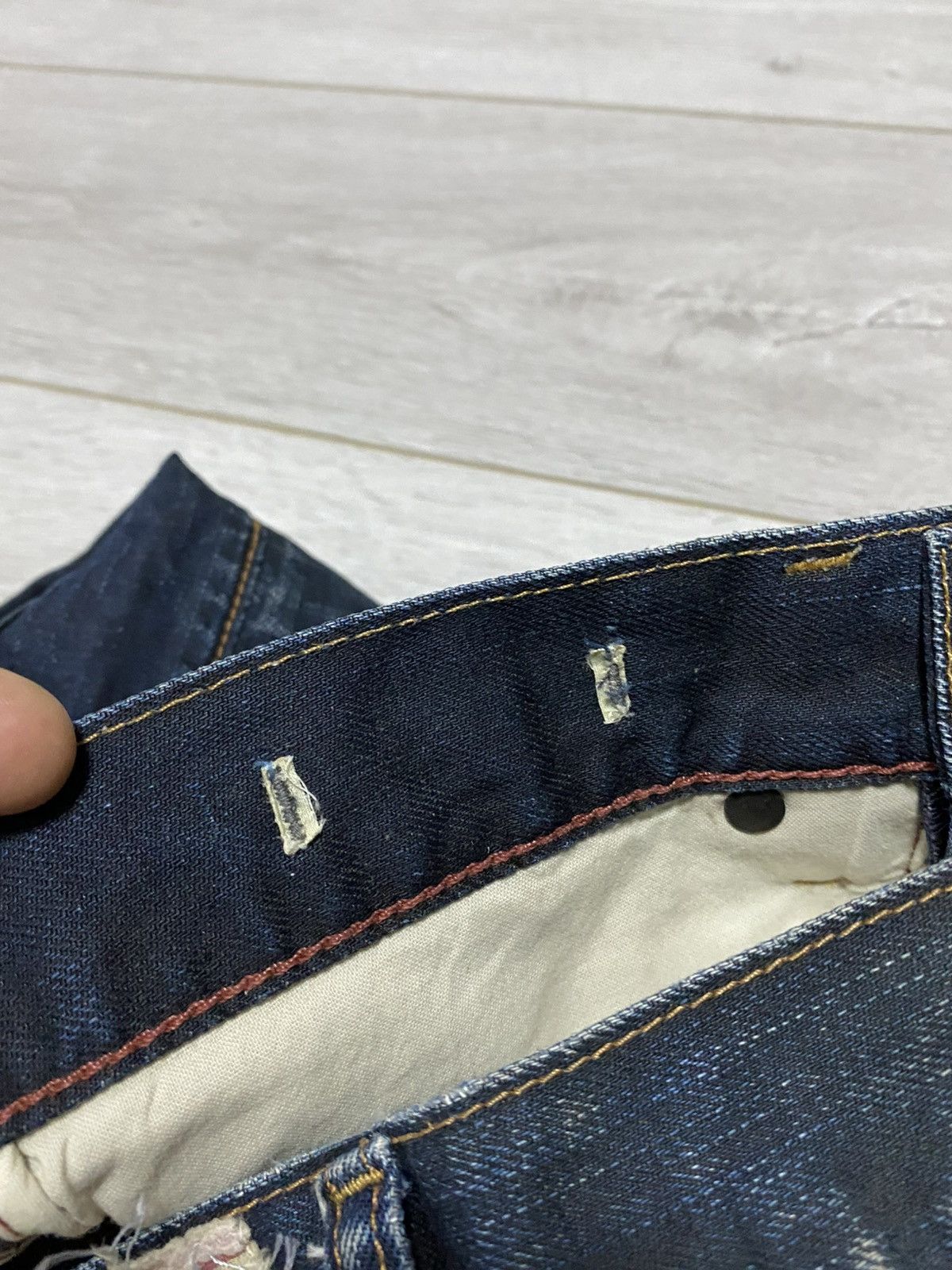 Polo Ralph Lauren Polo Ralph Lauren 🇺🇸 deep blue jeans USA flag pants selvedge Size US 32 / EU 48 - 12 Thumbnail