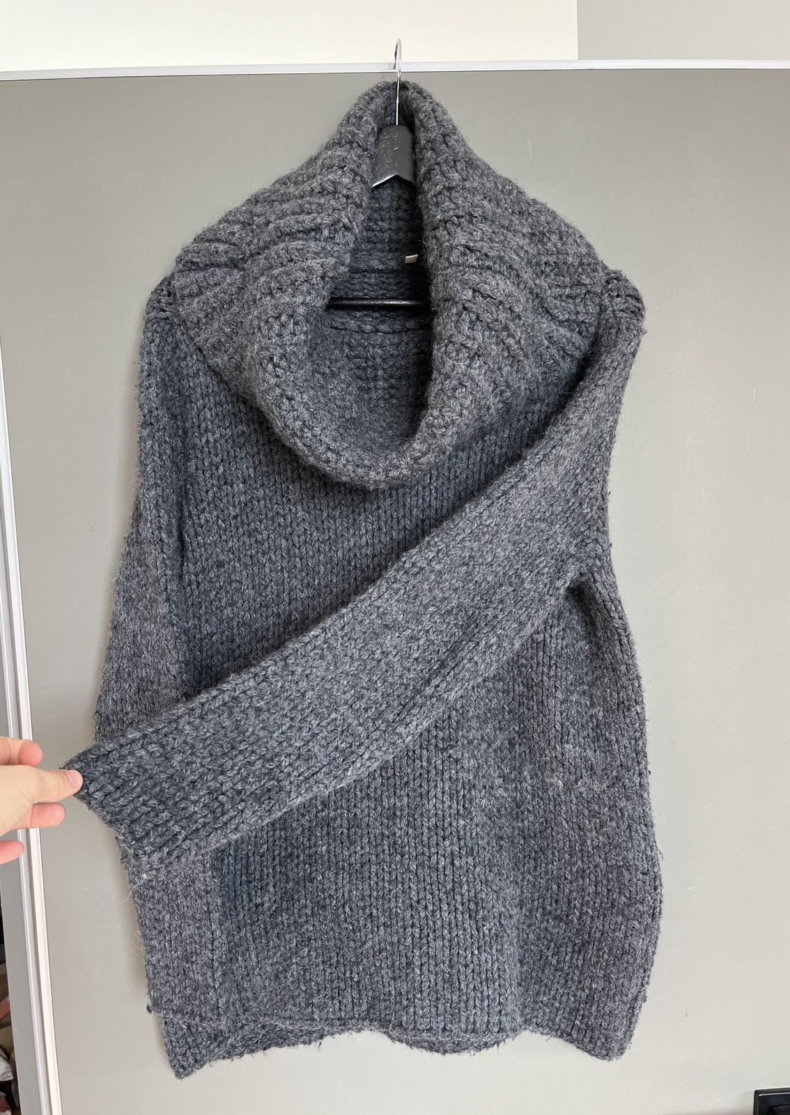 Annette Gortz Annette Gortz Heavy Knit High Turtleneck Wool Sweater Size M / US 6-8 / IT 42-44 - 13 Thumbnail