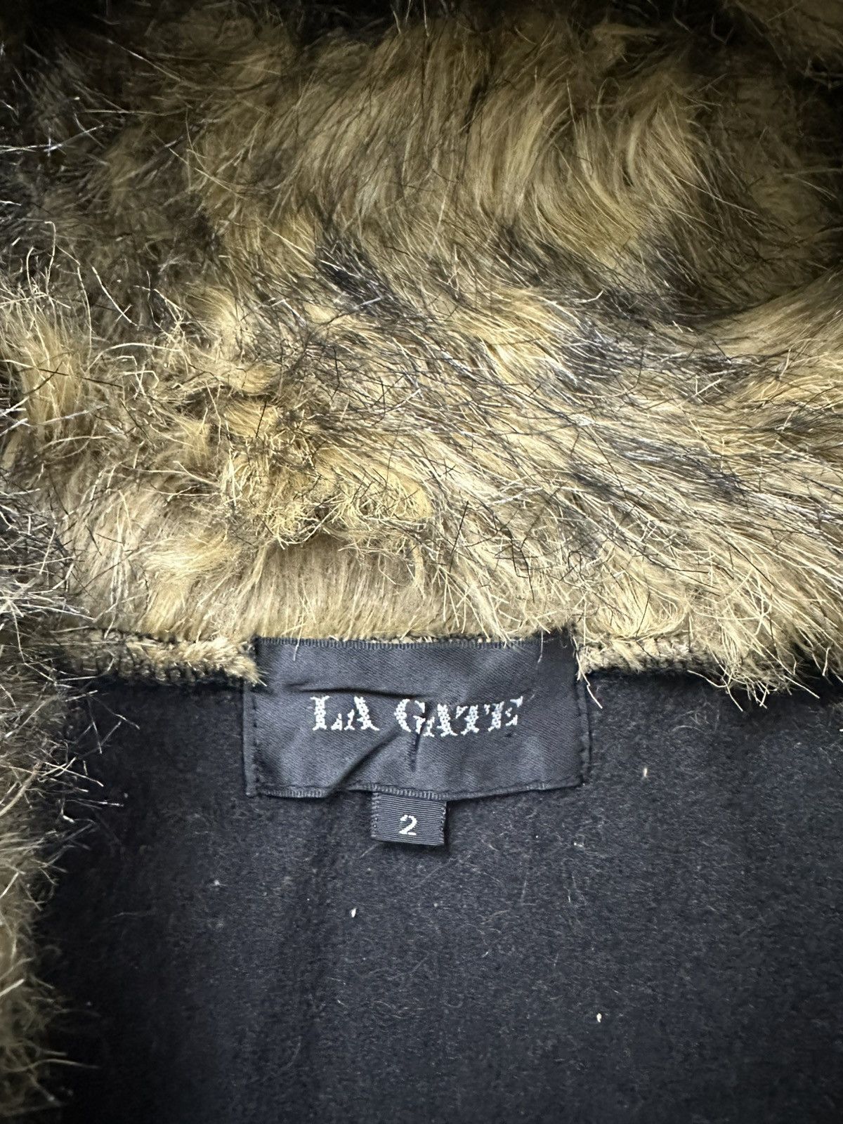 14th Addiction rare 2000s japanese brand LA GATE mohawk fur punk hoodie Size US M / EU 48-50 / 2 - 5 Thumbnail