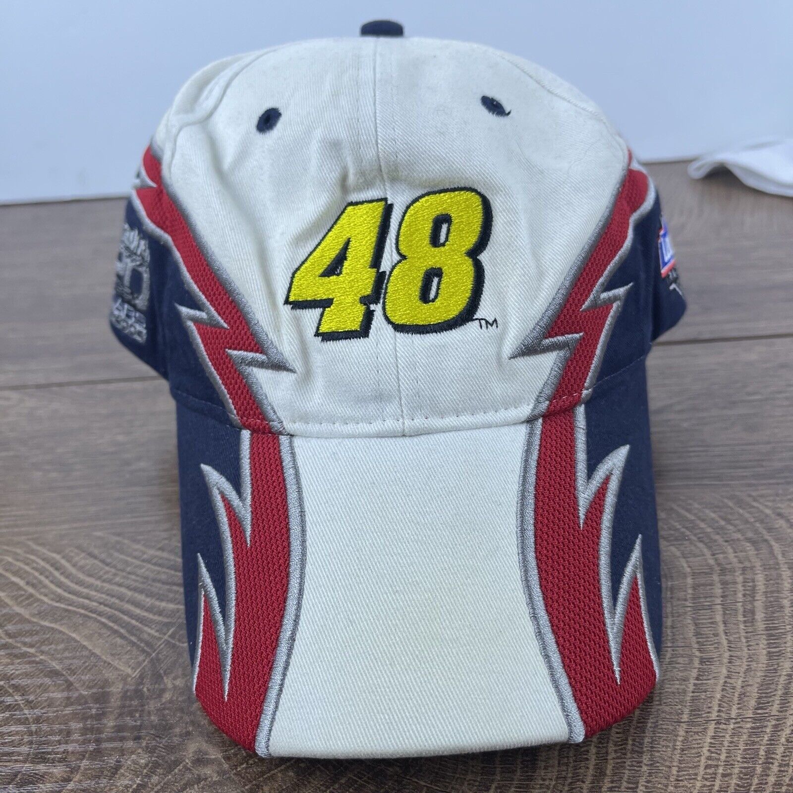 Other Jimmie Johnson 48 Hat Lowe's White Adjustable Hat White Adul Size ONE SIZE - 1 Thumbnail