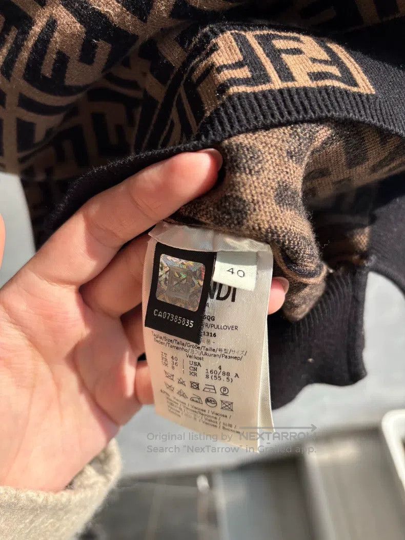 Fendi Fendi Double F-Style Short-Sleeved Knit Sunglasses Size XS / US 0-2 / IT 36-38 - 5 Thumbnail