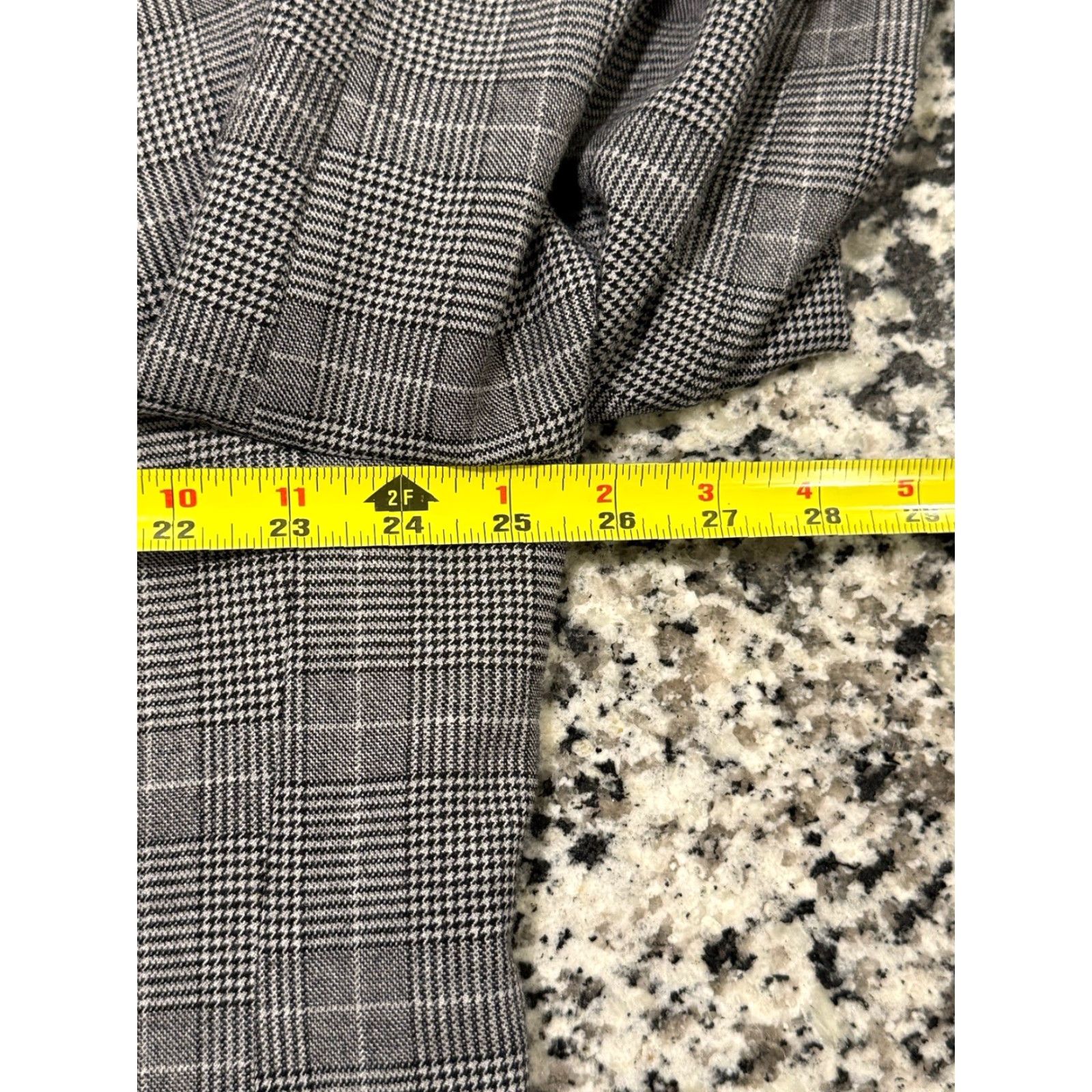 Michael Kors Michael Kors Coat 50L Gray Windowpane Stretch Sport Coat Mens Size US M / EU 48-50 / 2 - 7 Thumbnail