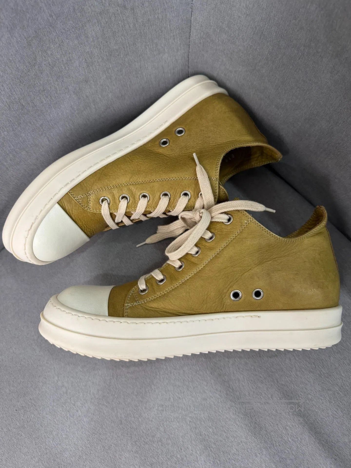 Rick Owens Rick Owens Converse Yellow US7 Used. Size US 7 / EU 40 - 4 Thumbnail