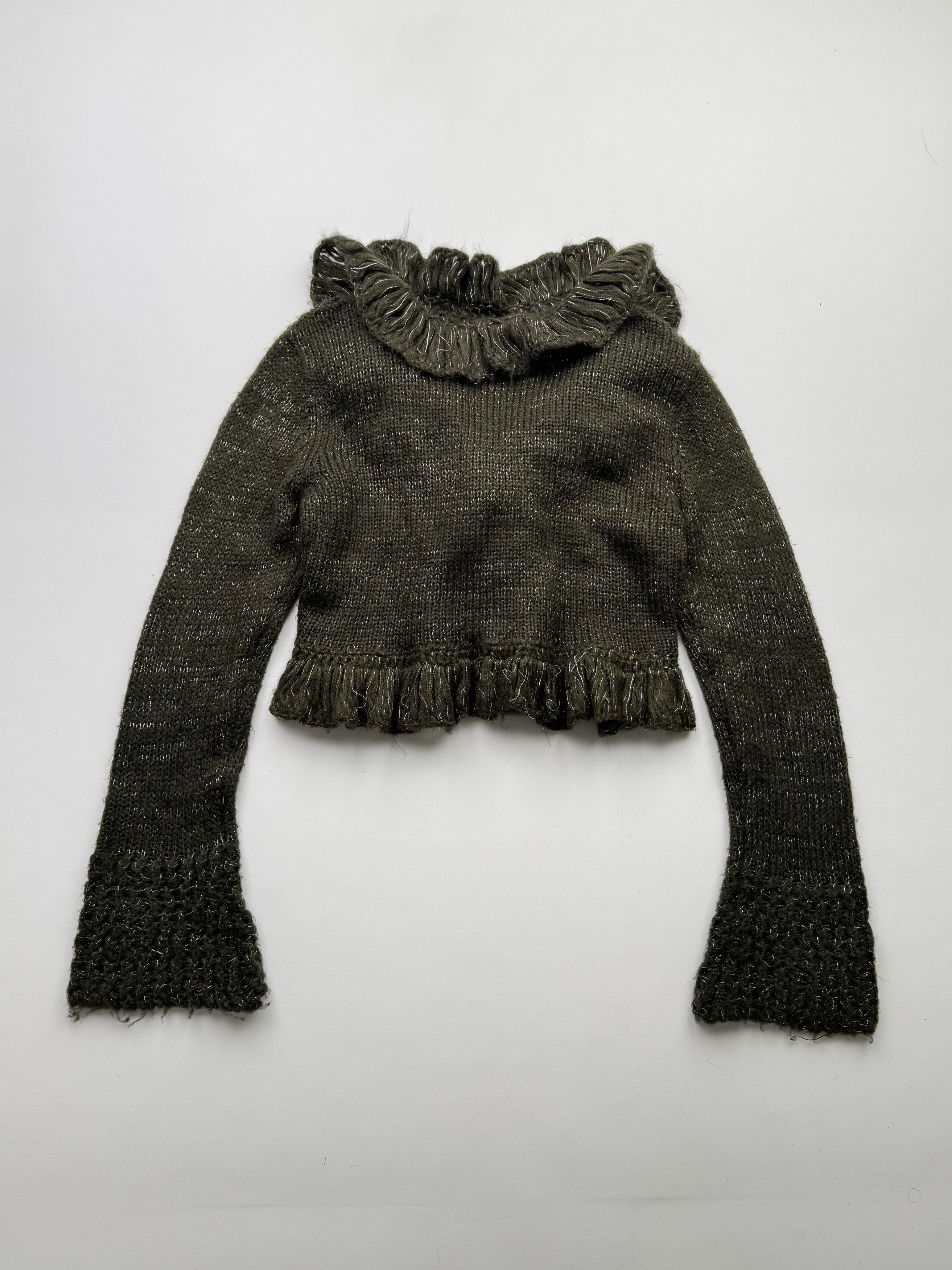 Vintage Vintage Cropped Sweater B332(V269) Size M / US 6-8 / IT 42-44 - 5 Thumbnail