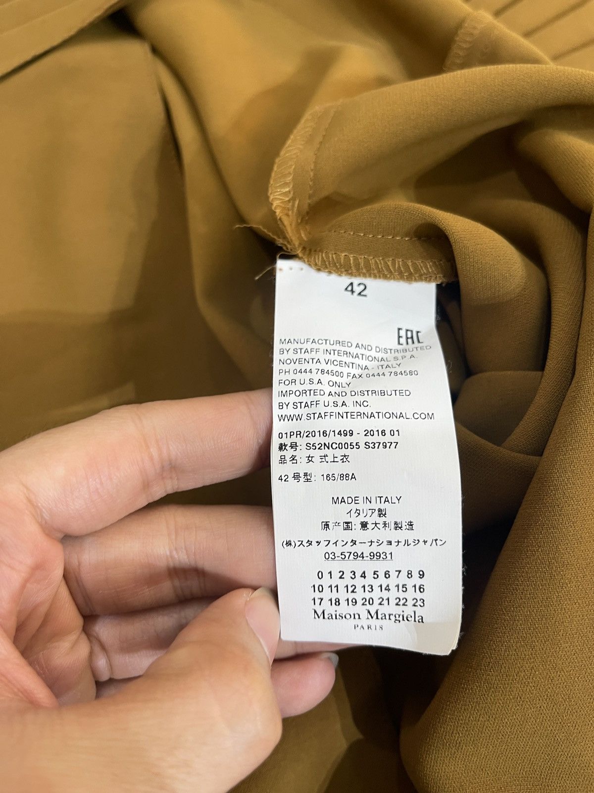 Maison Margiela MM6 Maison Margiela SS16 Asymmetric Pleated Hem Top Size US XS / EU 42 / 0 - 6 Thumbnail