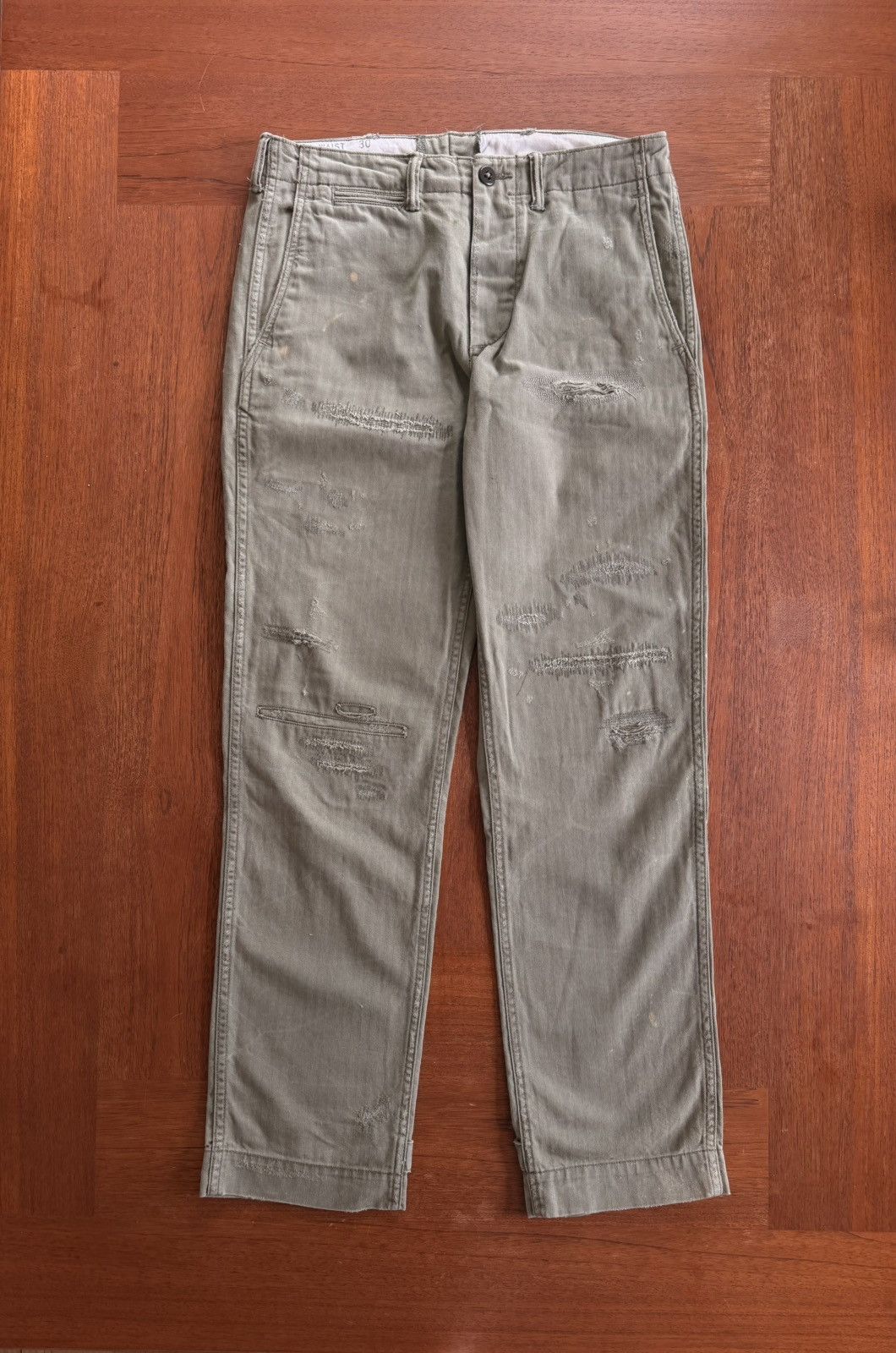 Polo Ralph Lauren Polo Ralph Lauren distressed hbt army pants Size US 30 / EU 46 - 1 Thumbnail