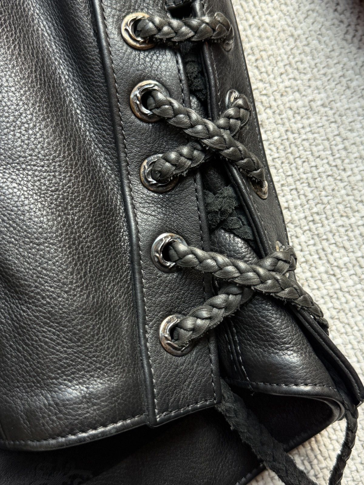 Chrome Hearts Chrome Hearts Cross Leather Vest Size US M / EU 48-50 / 2 - 5 Thumbnail