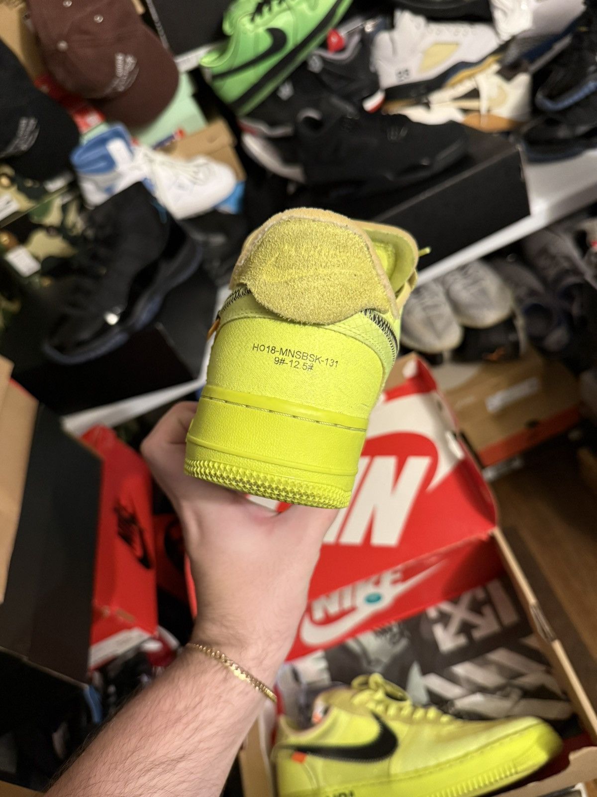 Nike × Off-White Nike off white airforce volt sz 10 Size US 10 / EU 43 - 10 Thumbnail