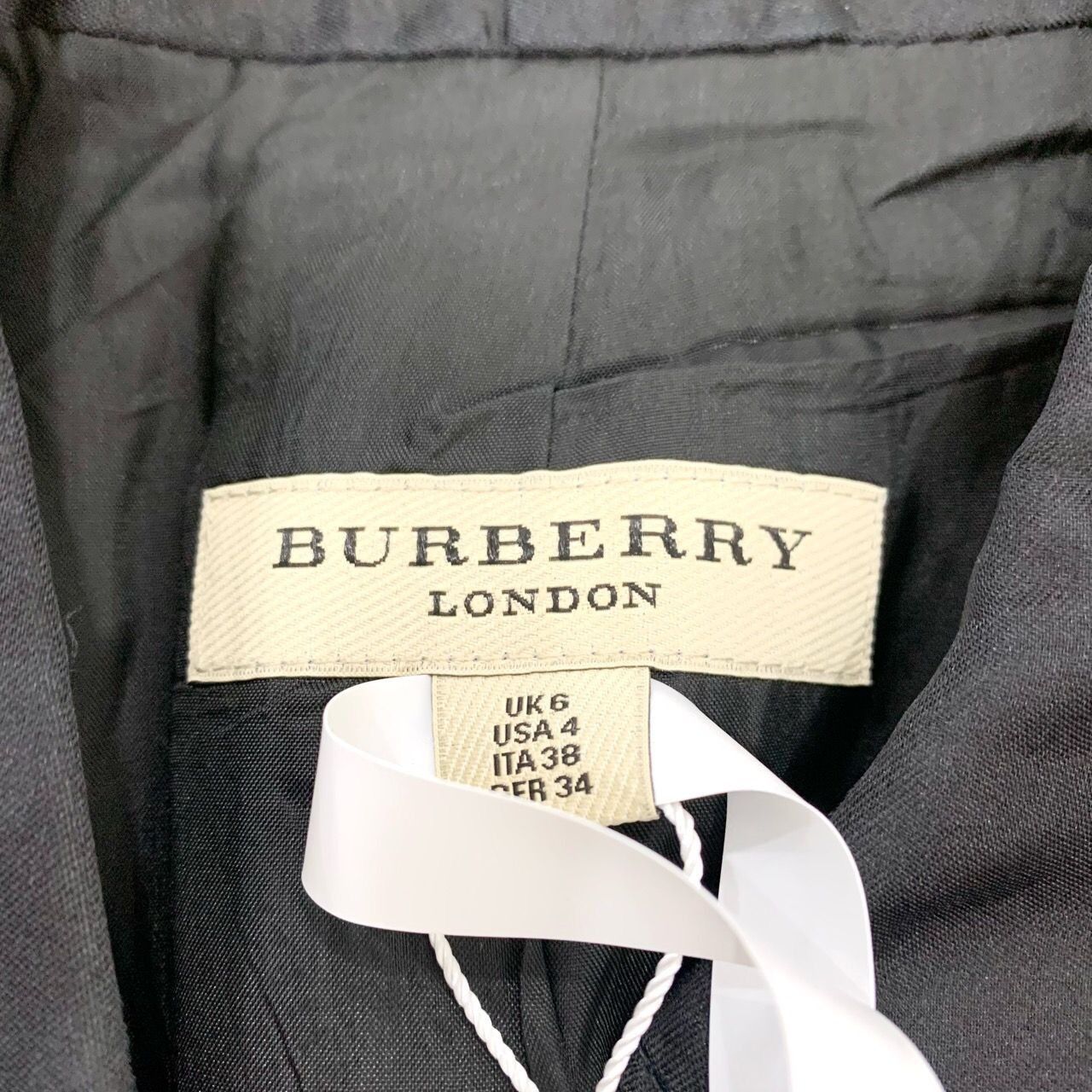 Burberry Burberry Double-Breasted Trench Coat-Style Black Short-Sleev Size S / US 4 / IT 40 - 3 Thumbnail