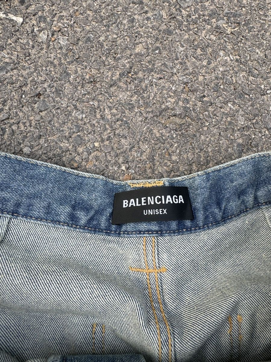 Balenciaga Balenciaga Baggy Raver Jeans Blue Sz33 Size US 33 - 5 Thumbnail
