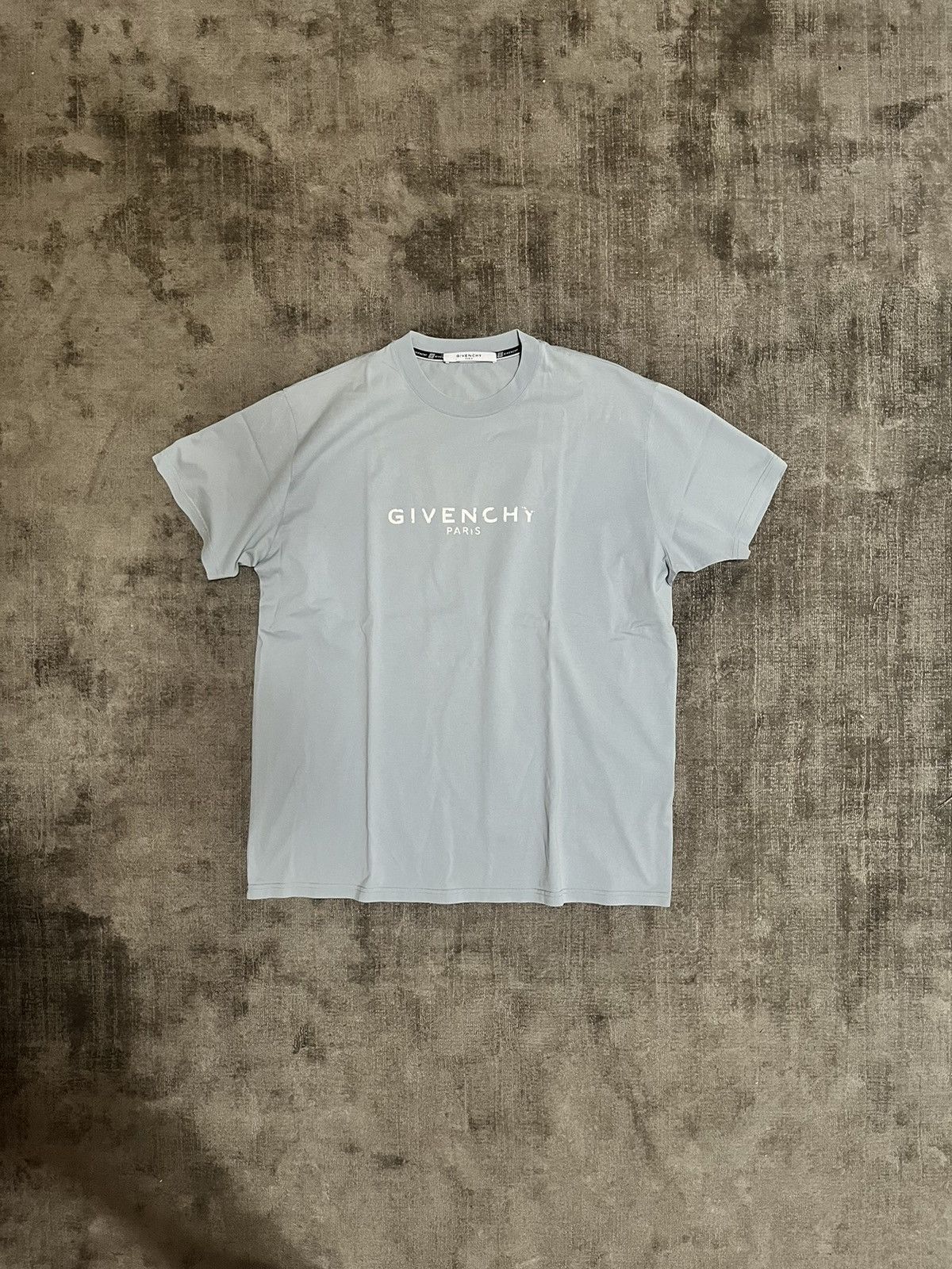 Image of Givenchy Short Sleeve T-Shirt in Baby Blue, Men's (Size Small)