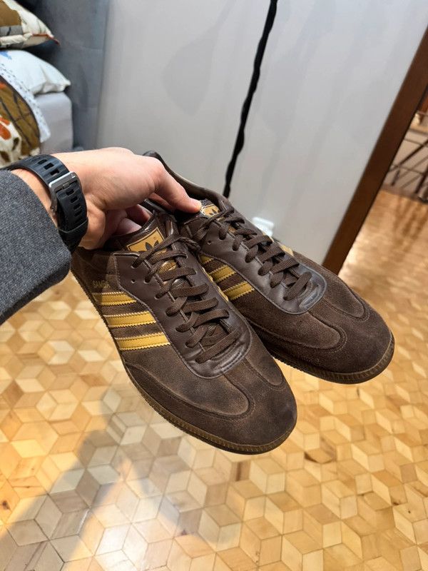 Adidas Adidas Samba Brown Gum OG Sneakers 47 1/3 shoes Size US 12.5 / EU 45-46 - 4 Thumbnail