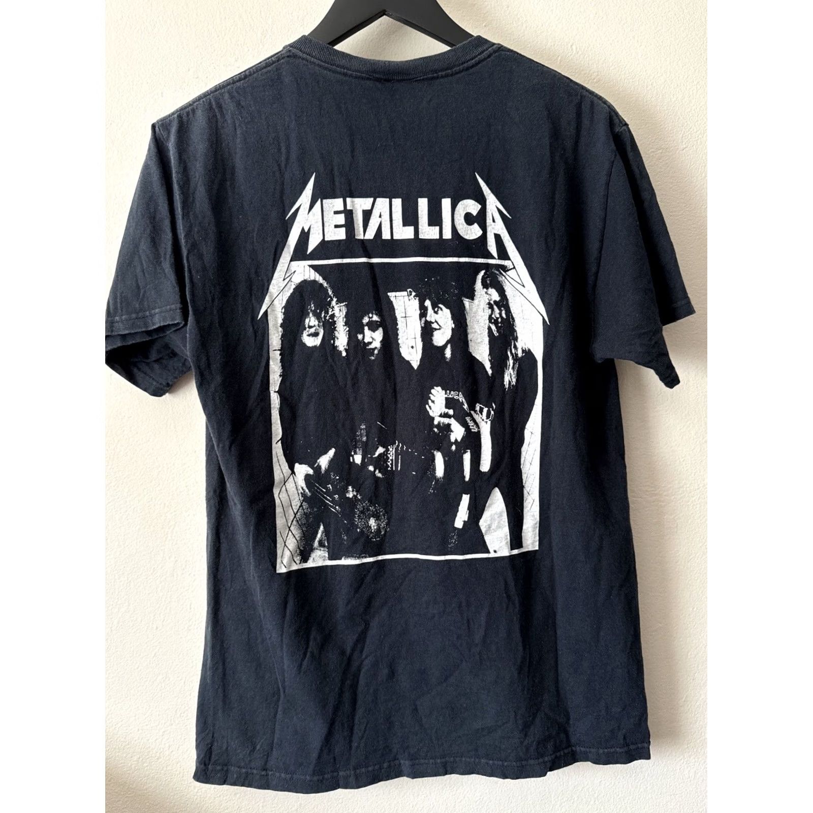 Fruit Of The Loom VINTAGE Metallica Alcoholica Band T Shirt Skull Double Sided Black M 90s Size US M / EU 48-50 / 2 - 6 Thumbnail