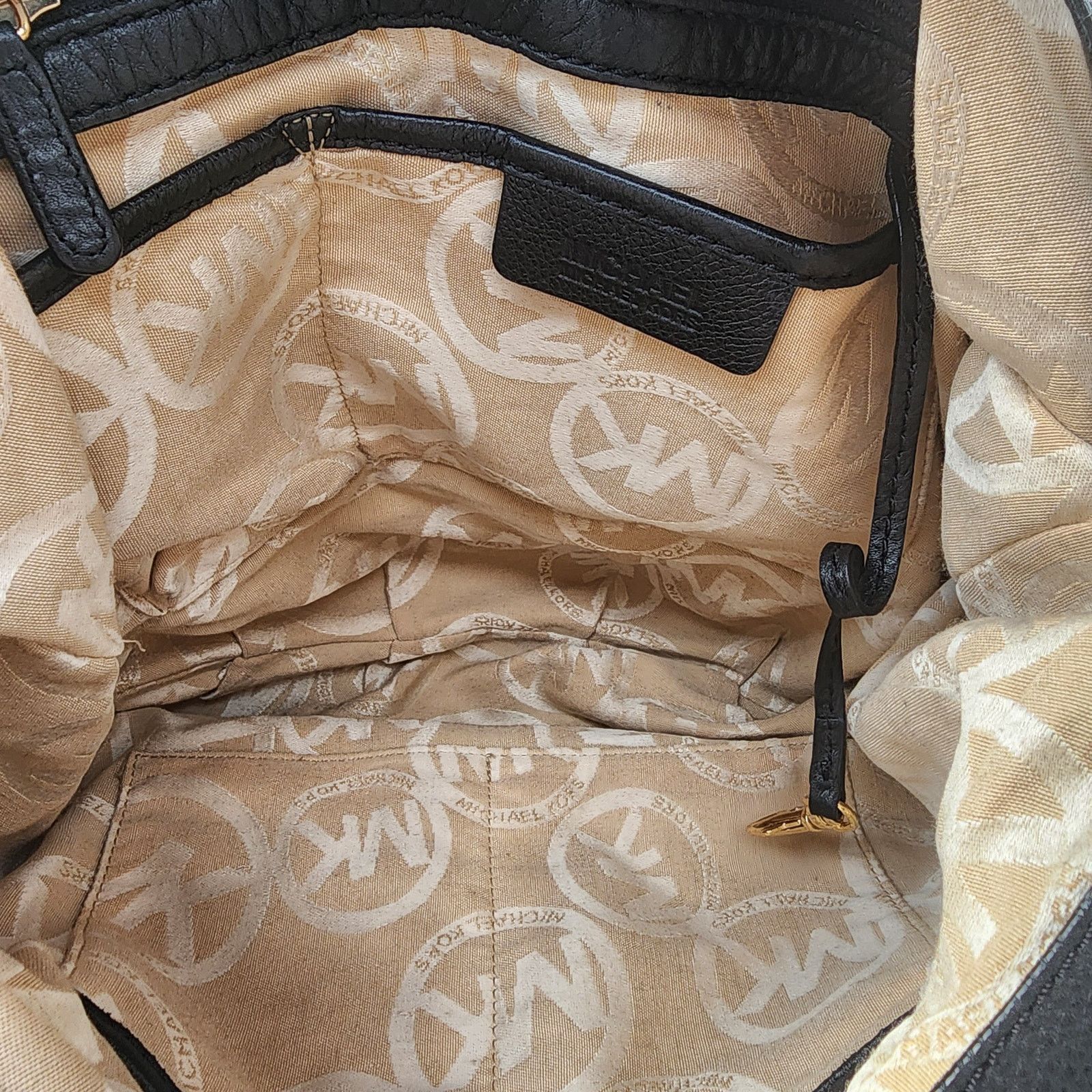 Michael Kors Michael Kors Layton Leather Large Hobo Bag Size ONE SIZE - 8 Thumbnail