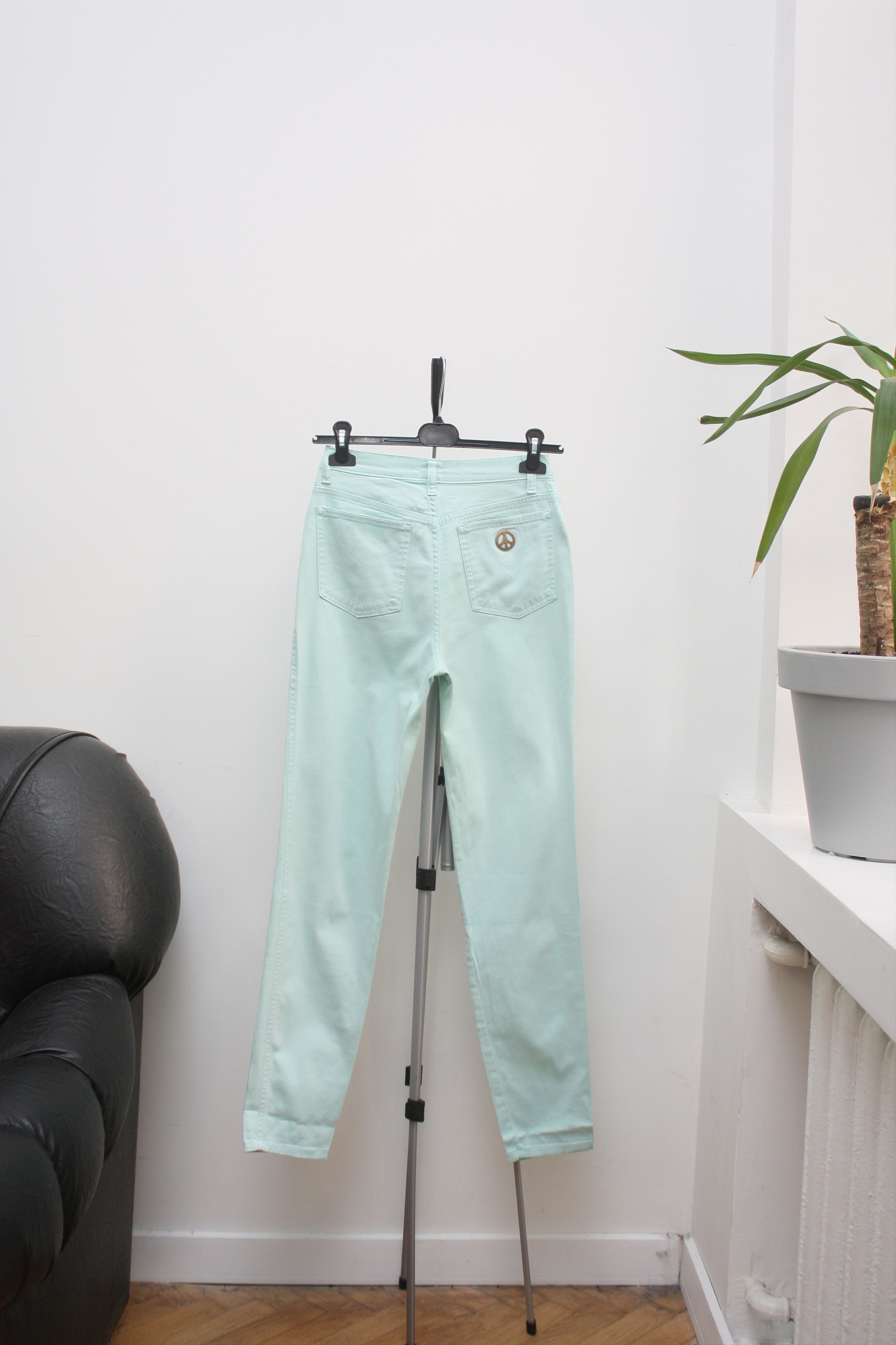 Moschino Moschino Jeans Vintage Turquoise Trousers 29 Made In Italy Size 28" / US 6 / IT 42 - 2 Thumbnail