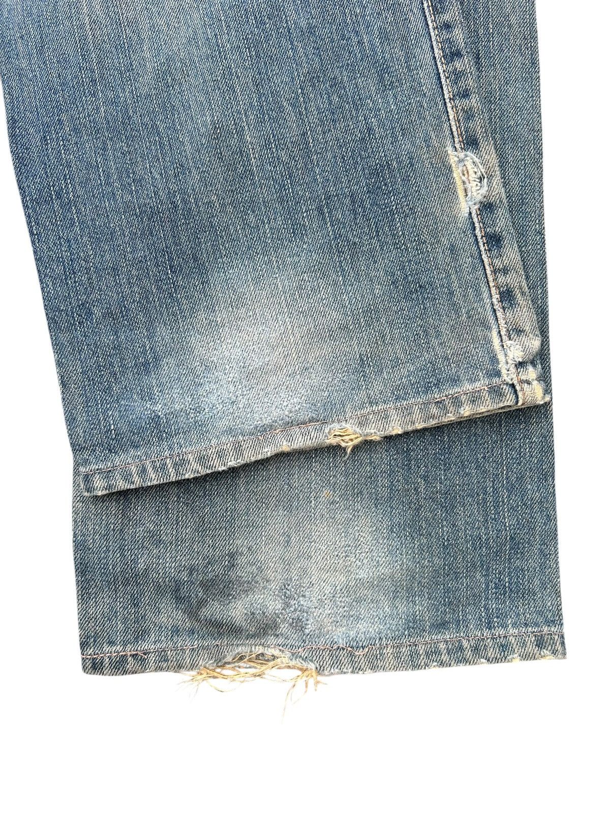 Japanese Brand × Kapital × Vintage Edwin Selvedge Distressed Rusty mud Wash Denim Size US 28 / EU 44 - 15 Thumbnail