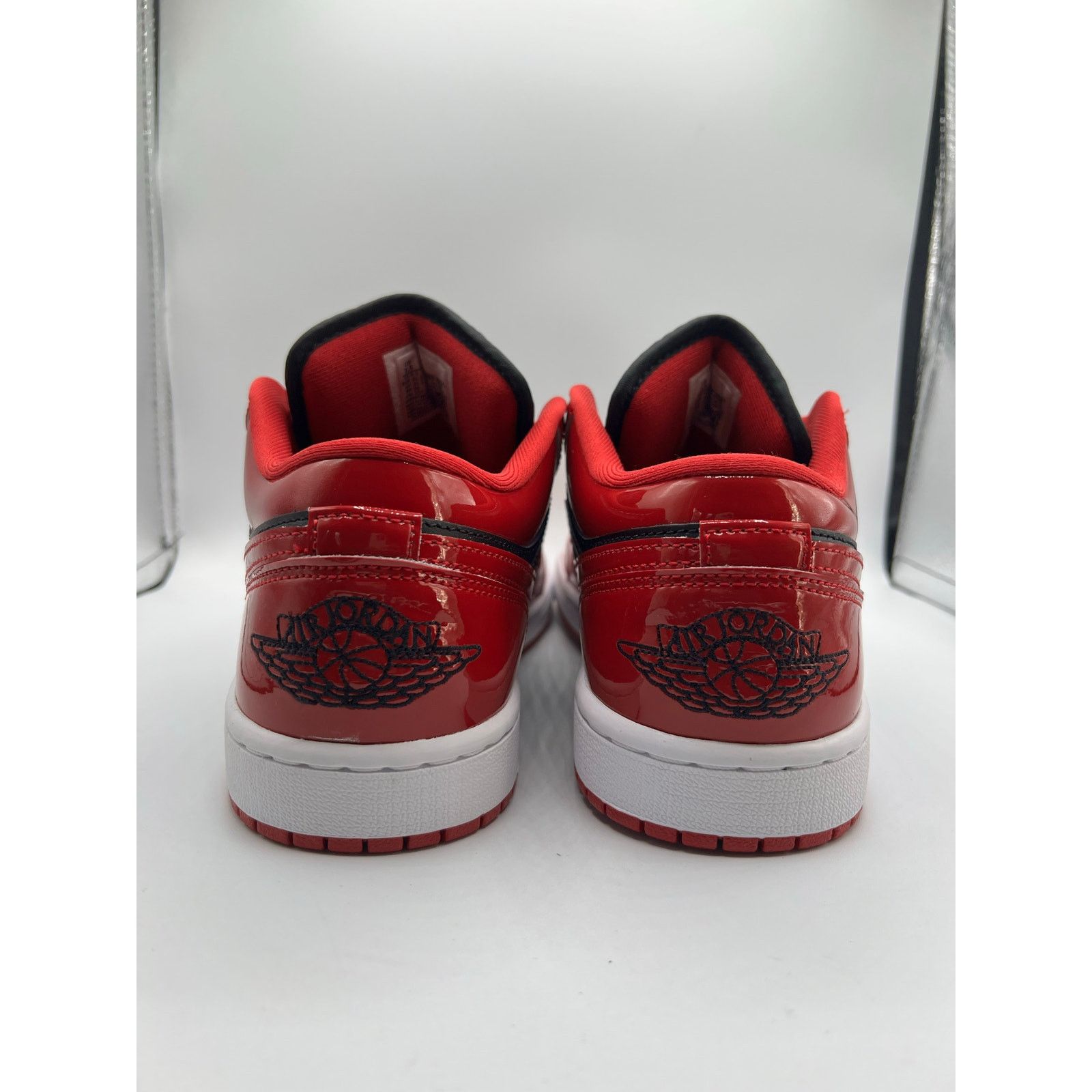 Jordan Brand Air Jordan 1 Low “Patent Varisty Red Black” size 7.5 men’s Size US 7.5 / EU 40-41 - 4 Thumbnail