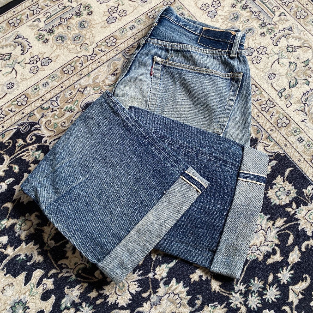 Denime Vintage Denime distressed Selvede Denim Size US 32 / EU 48 - 10 Thumbnail