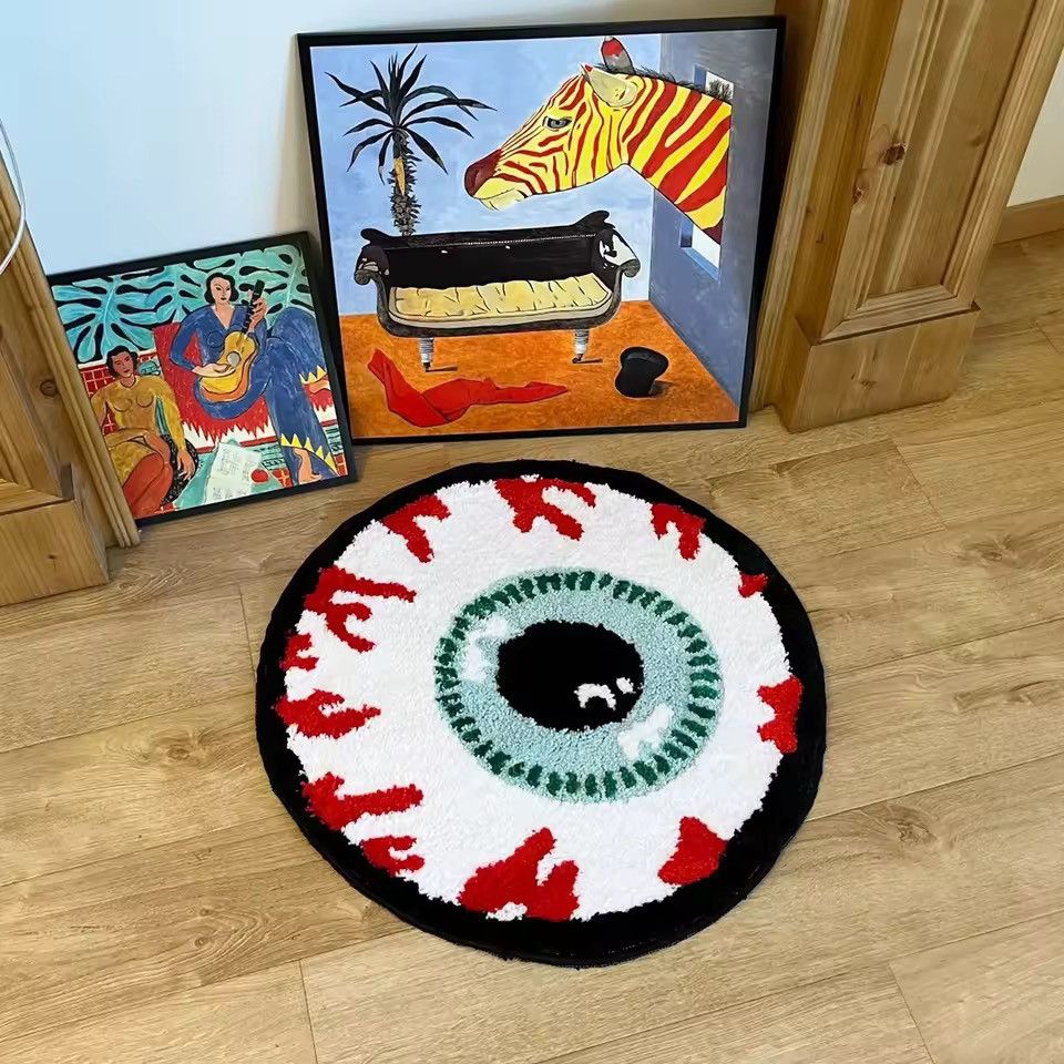 Other Handmade Custom Eyeball Gothic Home Bedroom Rug Carpet Size ONE SIZE - 1 Thumbnail