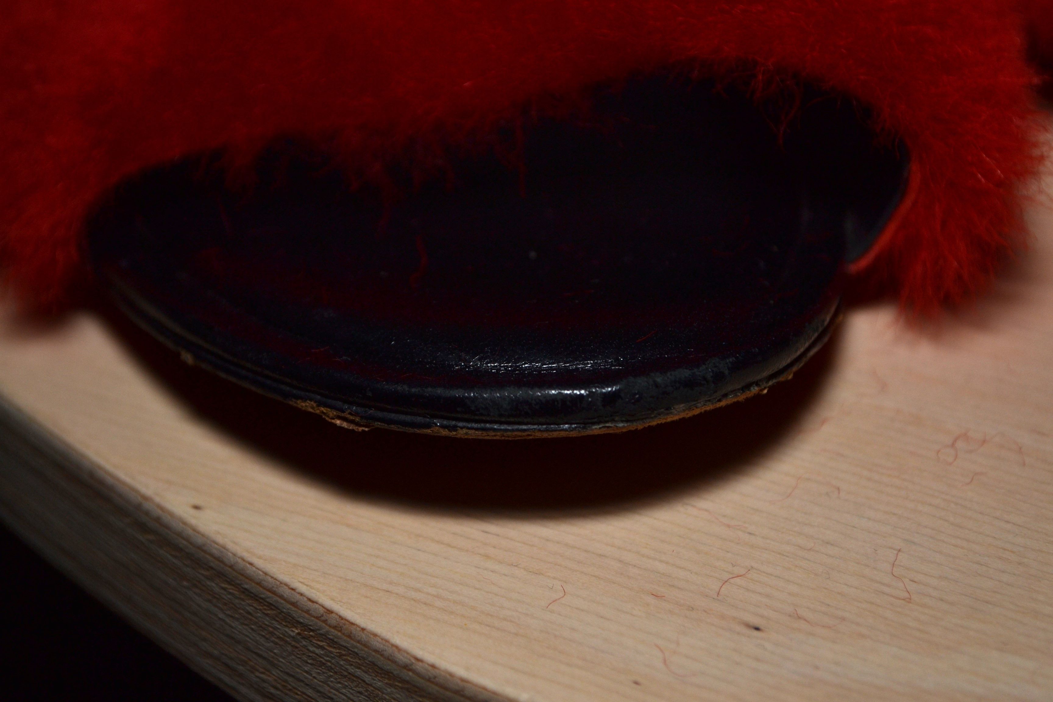Diane von Furstenberg Diane Von Furstenberg Mules/Slides Red Fur Size 10 Size US 10 / IT 40 - 6 Thumbnail