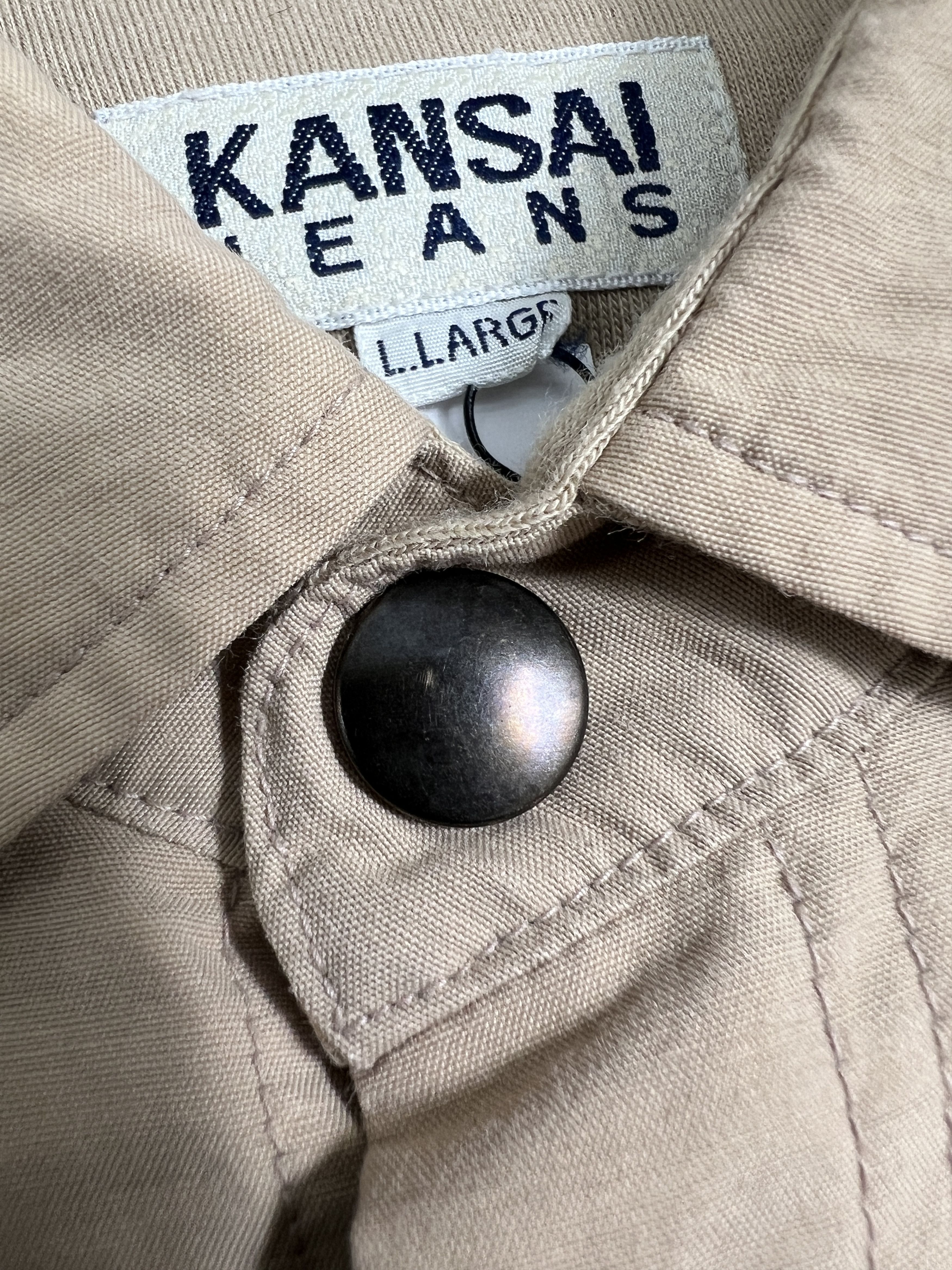 Japanese Brand × Jean × Kansai Yamamoto Vintage Kansai Jeans Lined Strap Jacket (L) JK946 Size US L / EU 52-54 / 3 - 4 Thumbnail