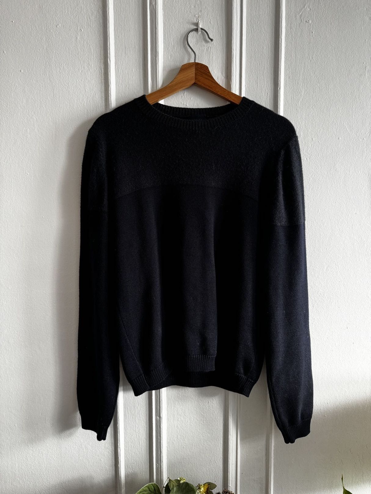 Lanvin Merino Wool/Alpaca Navy Sweater Size US XS / EU 42 / 0 - 1 Thumbnail