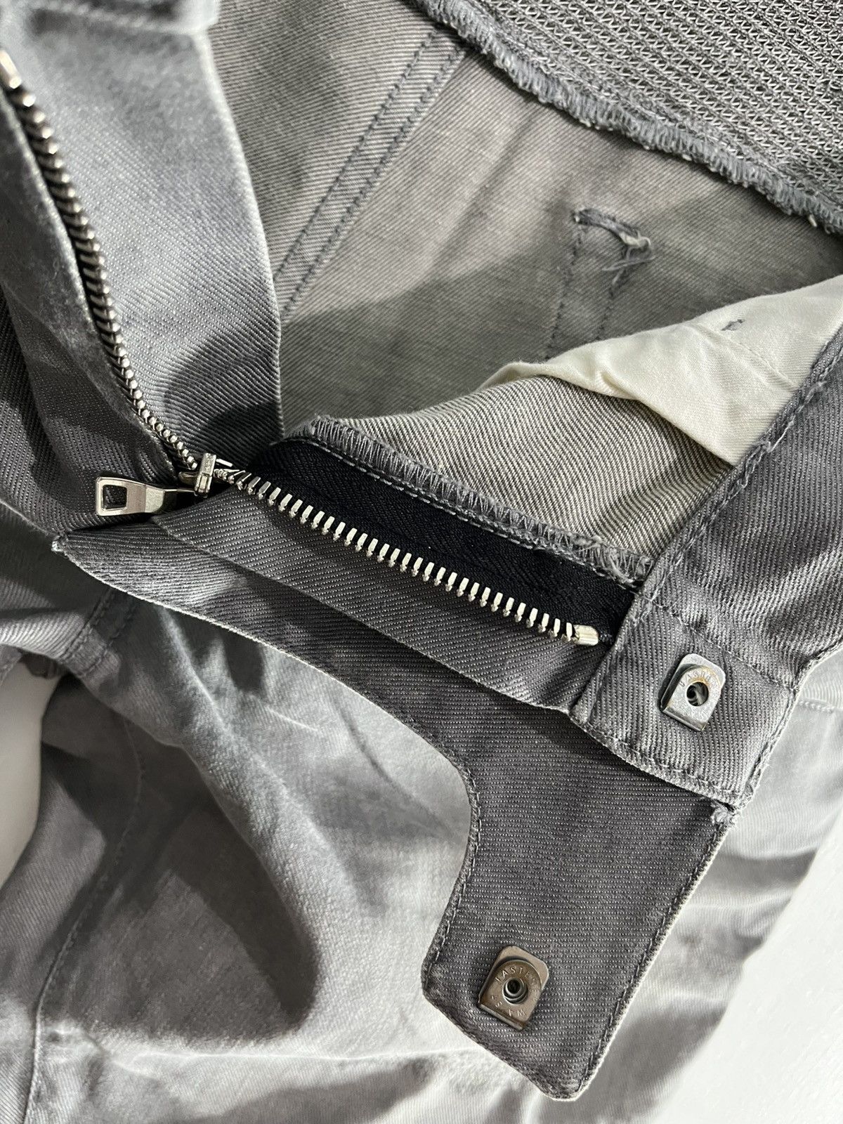 Balmain Christophe decarnin distressed gray biker jeans Size US 28 / EU 44 - 8 Thumbnail