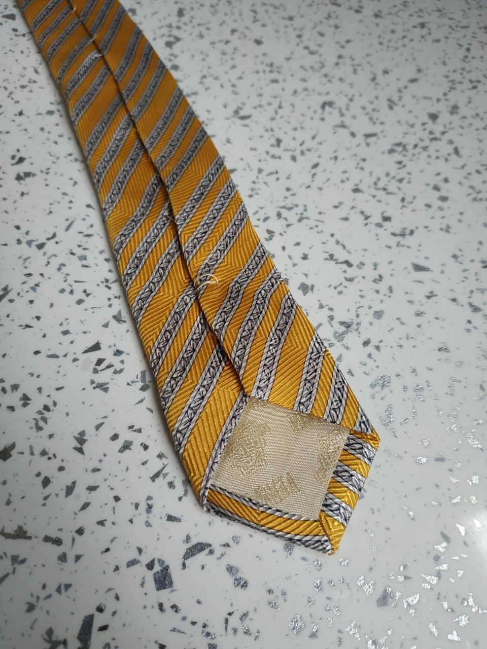 Versace Versace Monogram Medusa Logo Silk Tie Size ONE SIZE - 8 Thumbnail