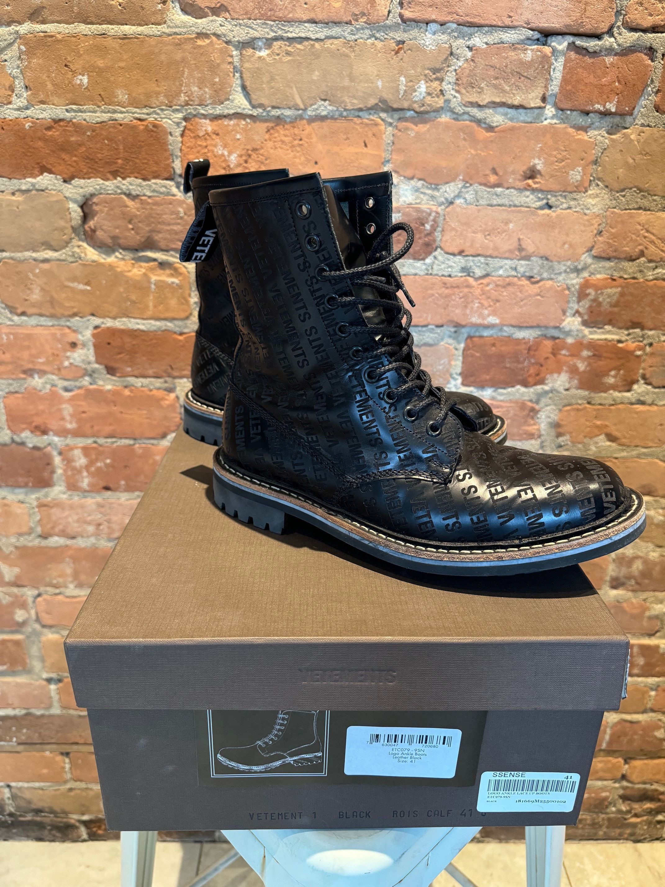VETEMENTS × church's ブーツ Vetements X Church's Shannon Boot Sz 44