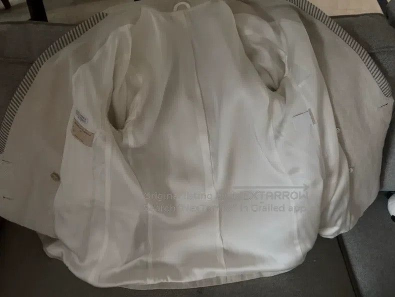 Brunello Cucinelli Brunello Cucinelli Linen Beige Beaded Luxury Edition Heavi Size XS / US 0-2 / IT 36-38 - 2 Thumbnail