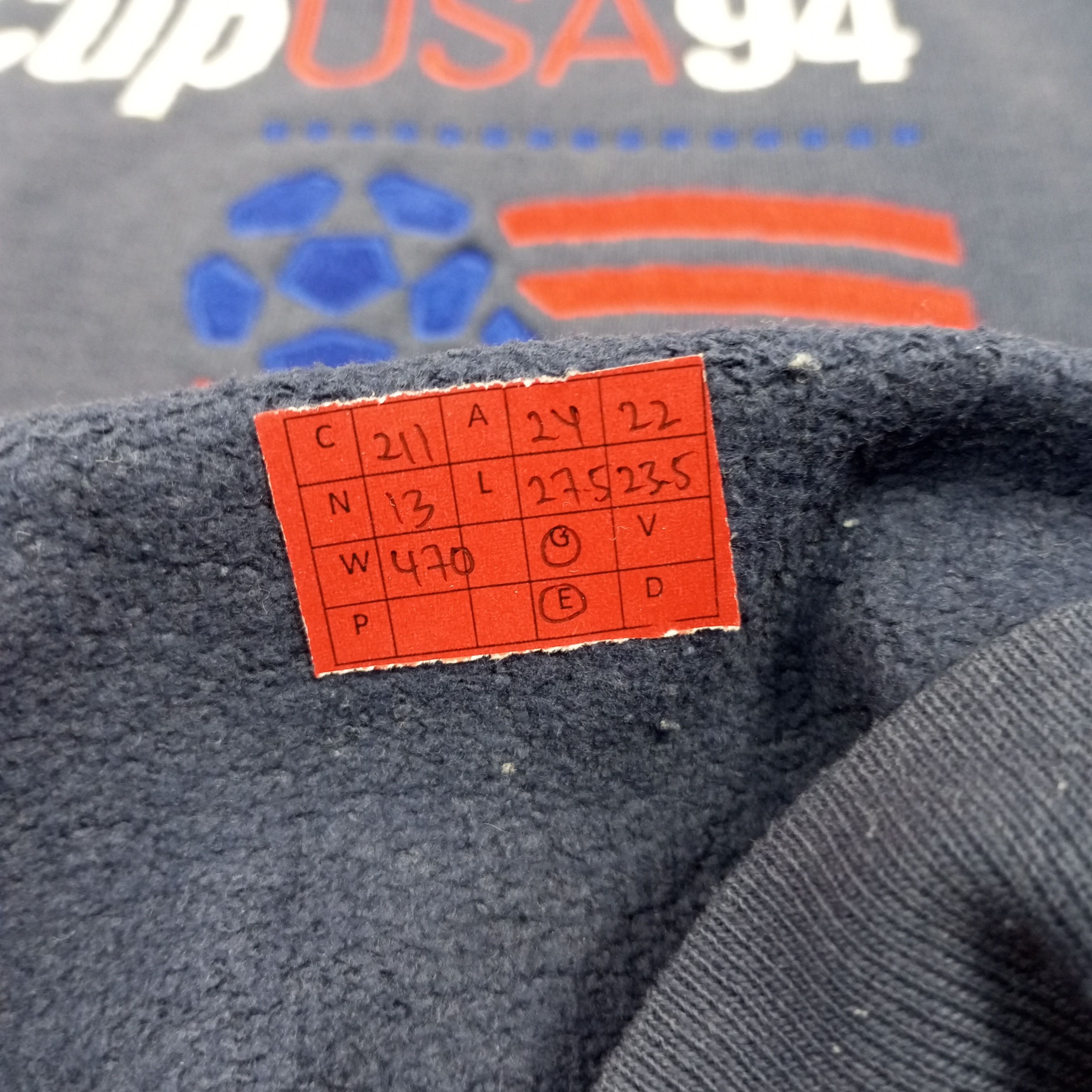 Vintage World Cup USA 94 Vintage Sweatshirt Size US L / EU 52-54 / 3 - 12 Thumbnail