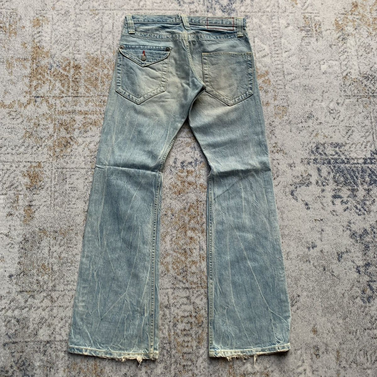 Japanese Brand Rare Vintage Japanese Brand Distressed Artisan Flared Jeans Size US 34 / EU 50 - 6 Thumbnail
