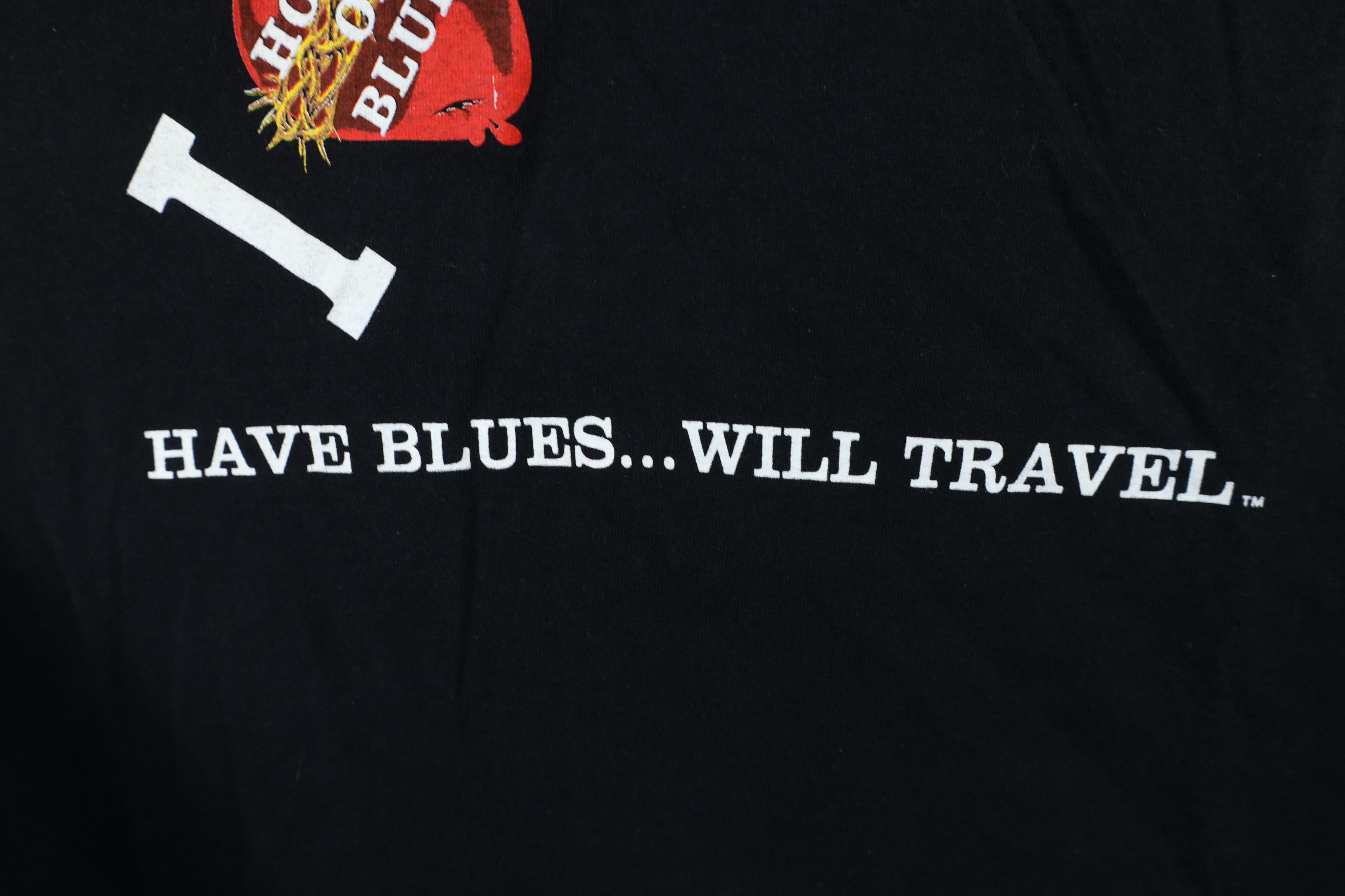 Vintage Vintage 90s of Blues Atlanta Short Sleeve T-Shirt Black USA Size US XL / EU 56 / 4 - 7 Thumbnail