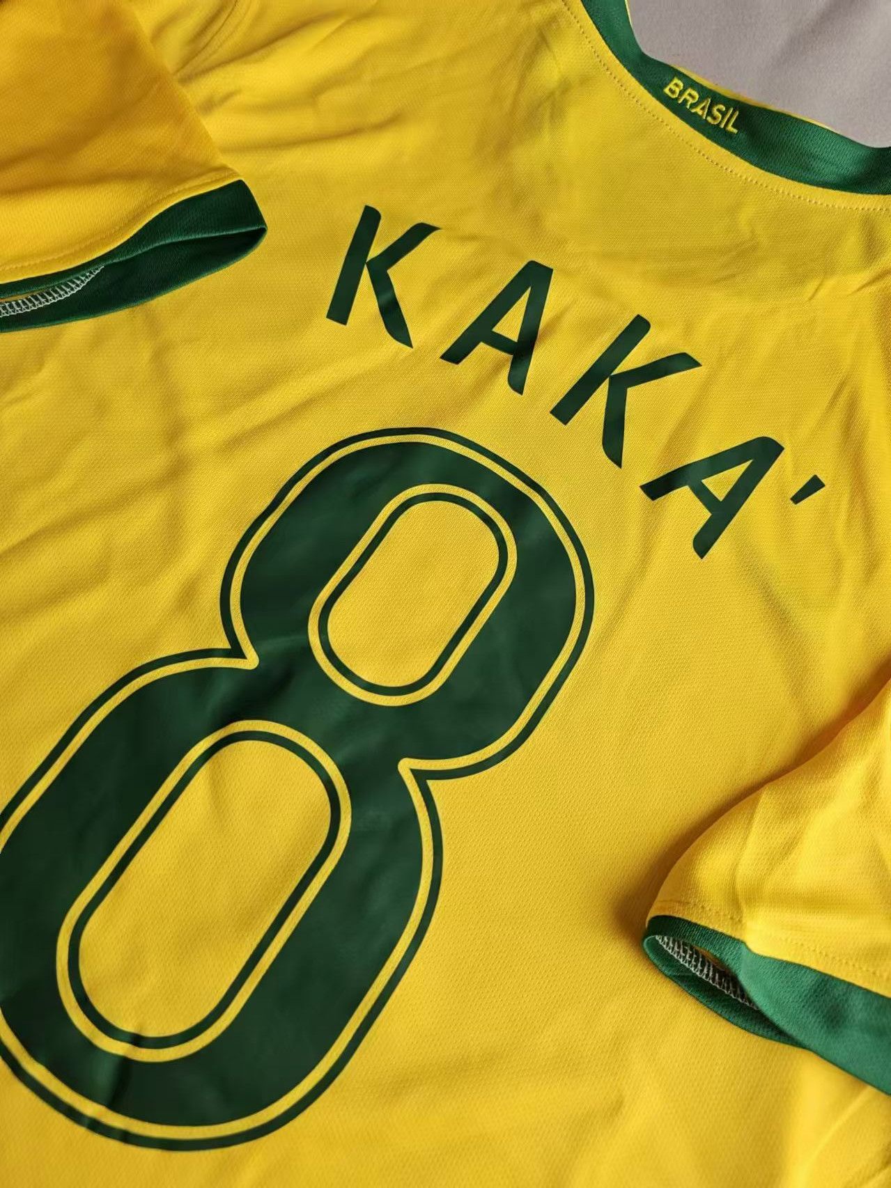 Other 2006 Brazil #8 Kaka Jersey Home XL Size US XL / EU 56 / 4 - 4 Thumbnail
