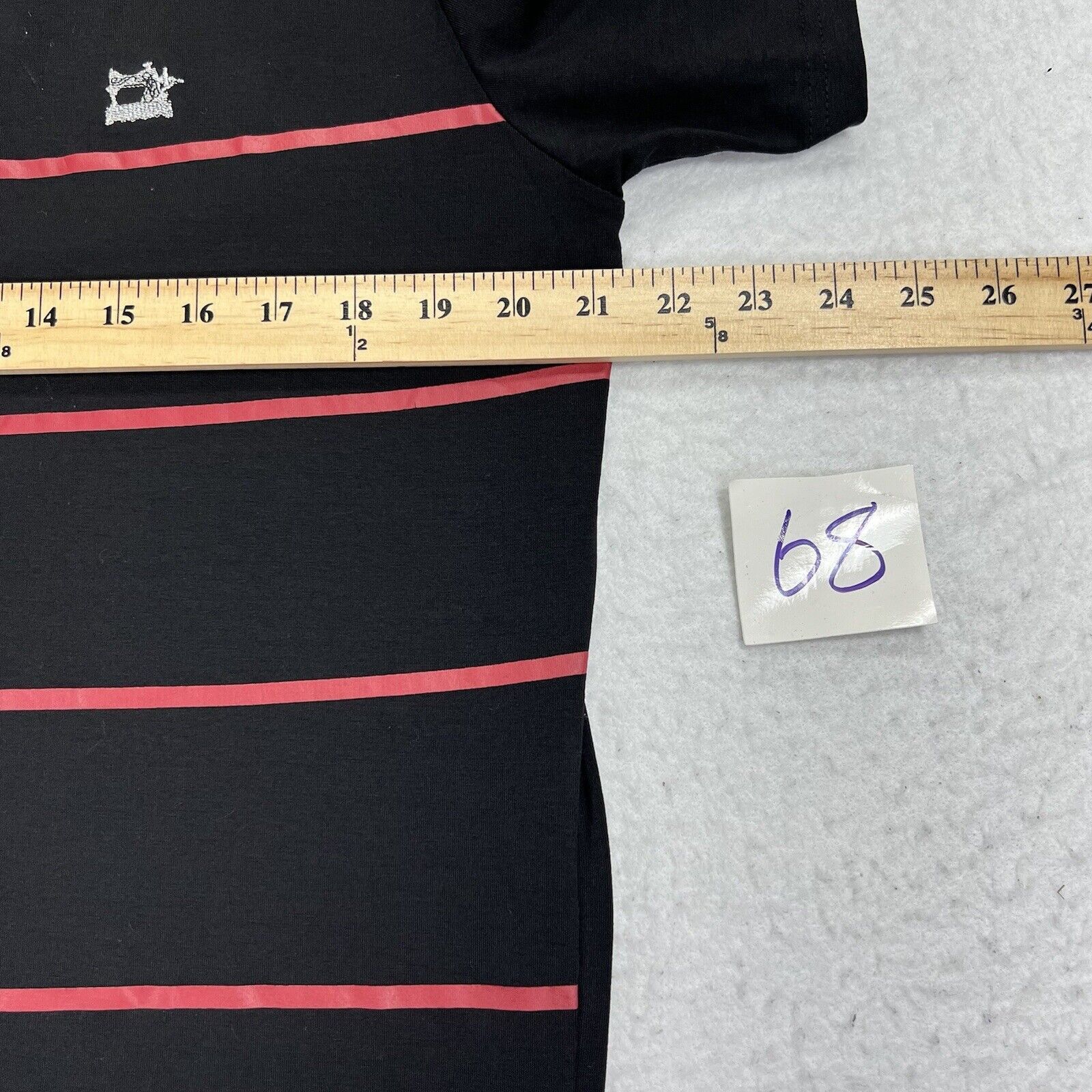 Other Damati Jeans Medium Black Striped Short Sleeve Henley TShirt Size US M / EU 48-50 / 2 - 11 Thumbnail