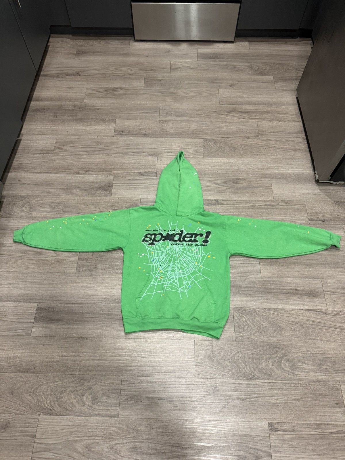 Sp5der Sp5der punk v2 green rhinstone Size US M / EU 48-50 / 2 - 2 Thumbnail