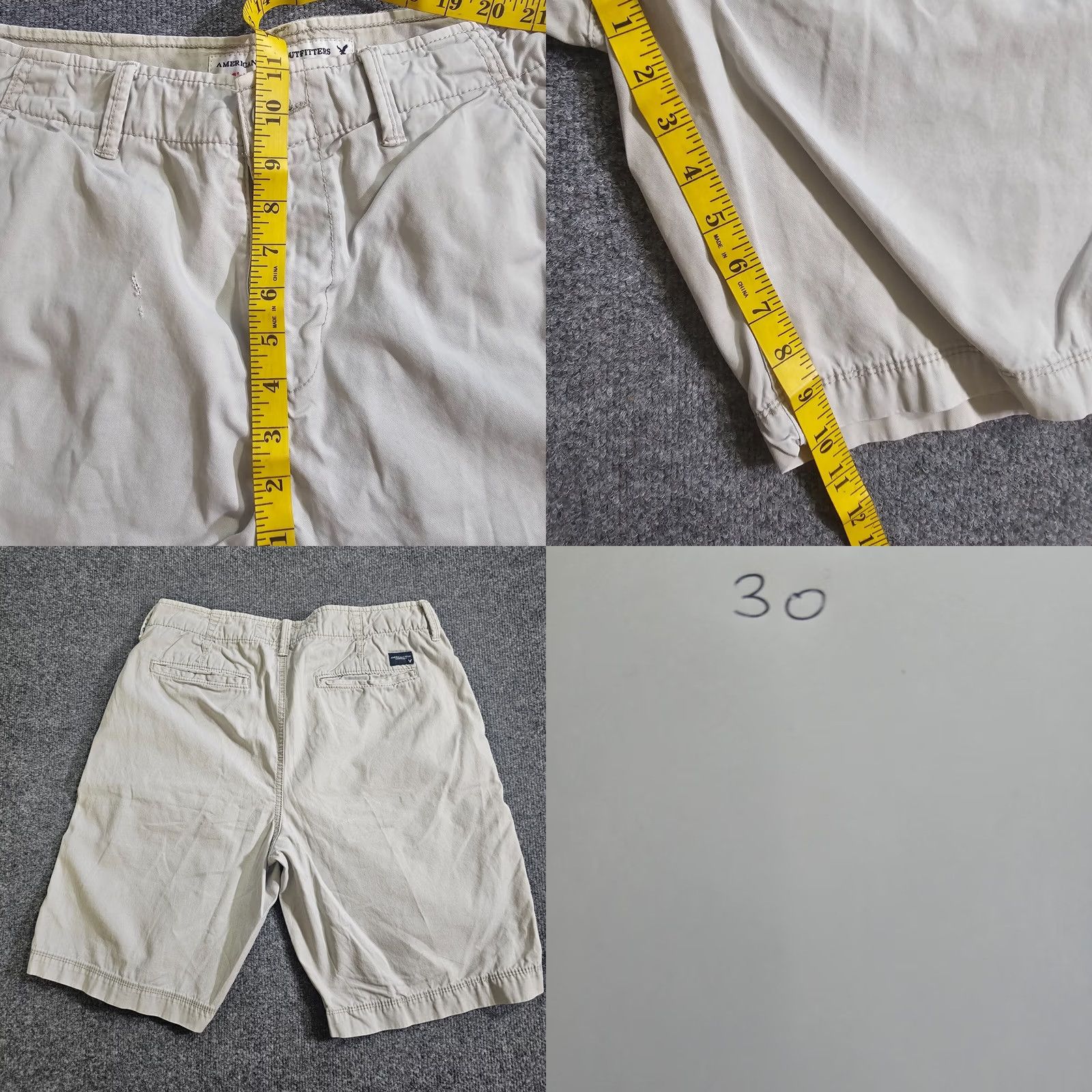 American Eagle Outfitters American Eagle Outfitters Shorts Mens 30 Beige Khaki Classic Hiking Outdoors 10 Inch Inseam Mens Size US 30 / EU 46 - 8 Thumbnail