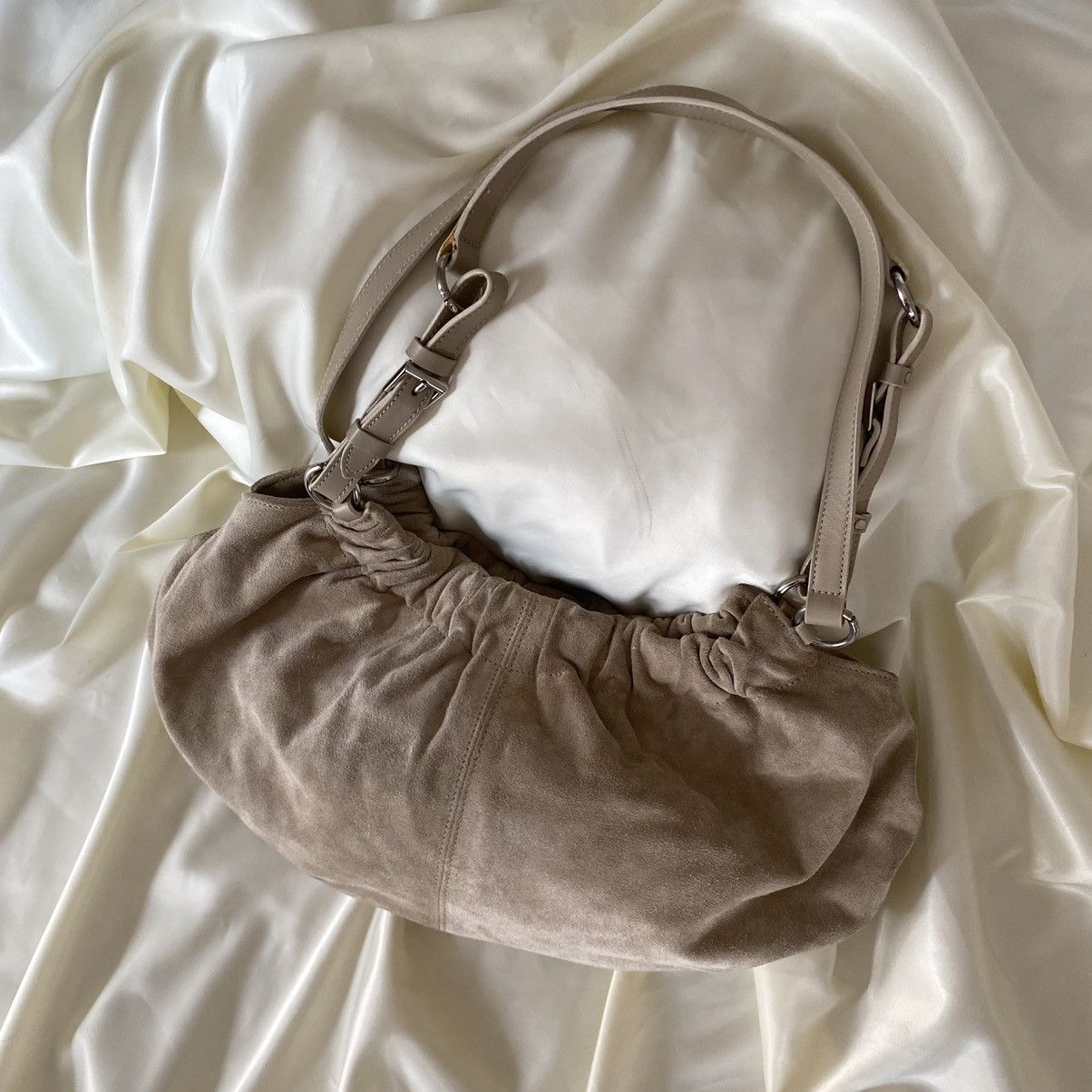 Vintage Vintage beige side shoulder bag Size ONE SIZE - 2 Thumbnail