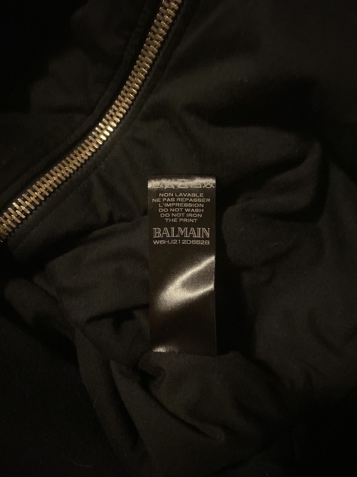 Balmain Balmain tartan embroidered zip size S Size US S / EU 44-46 / 1 - 5 Thumbnail