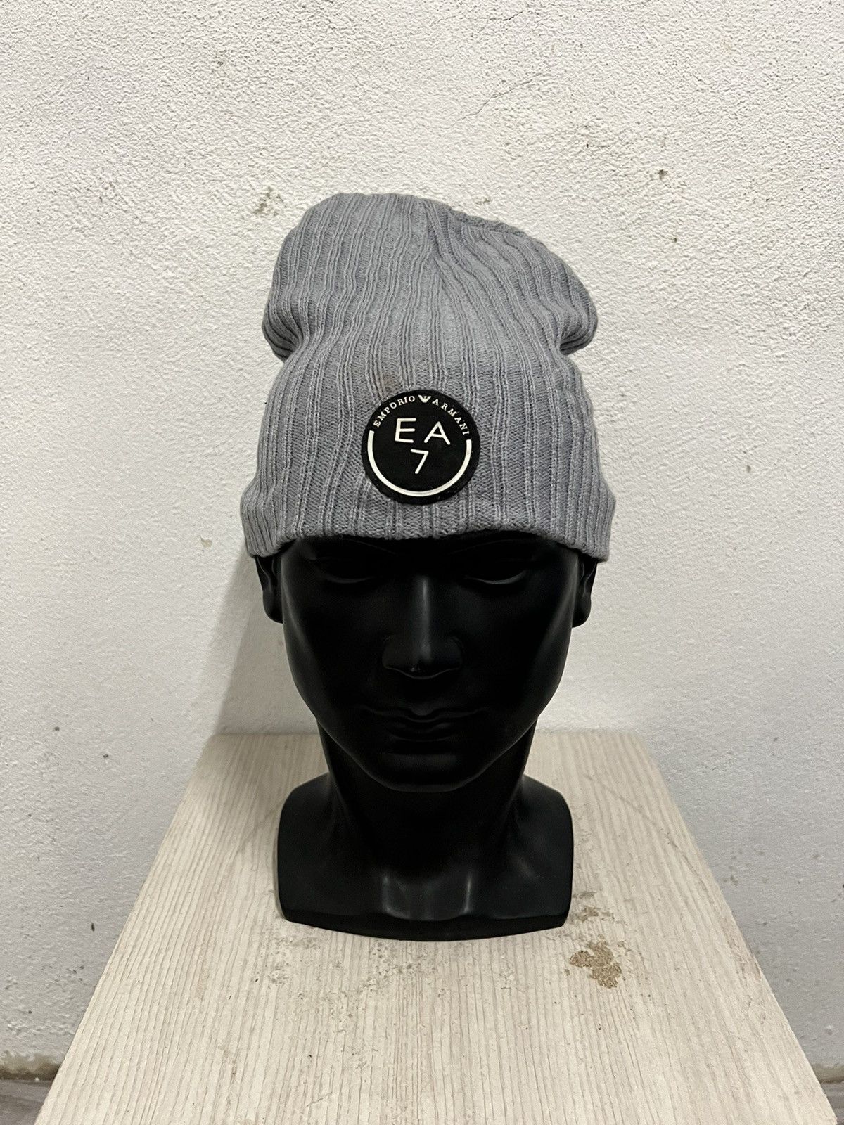 Emporio Armani Vintage Emporio Armani Beanie Hat Size ONE SIZE - 2 Thumbnail