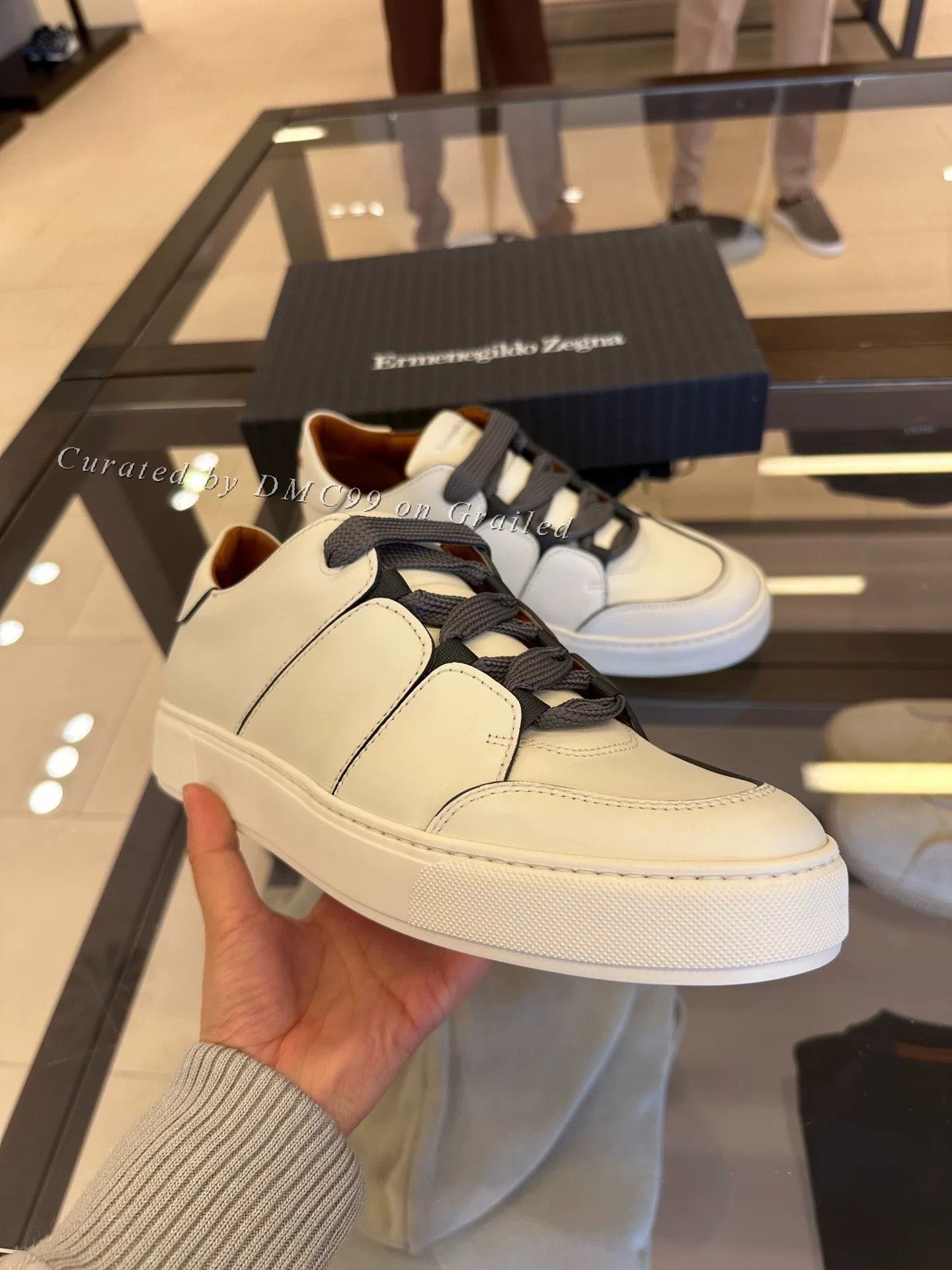 Ermenegildo Zegna Ermenegildo Zegna White Men’s Sneakers Size US 7 / EU 40 - 5 Thumbnail