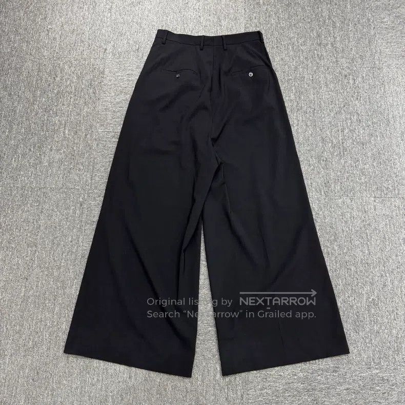 Rick Owens RICK OWENS size 50 Solid color wool wide-leg pants Size US 34 / EU 50 - 4 Thumbnail