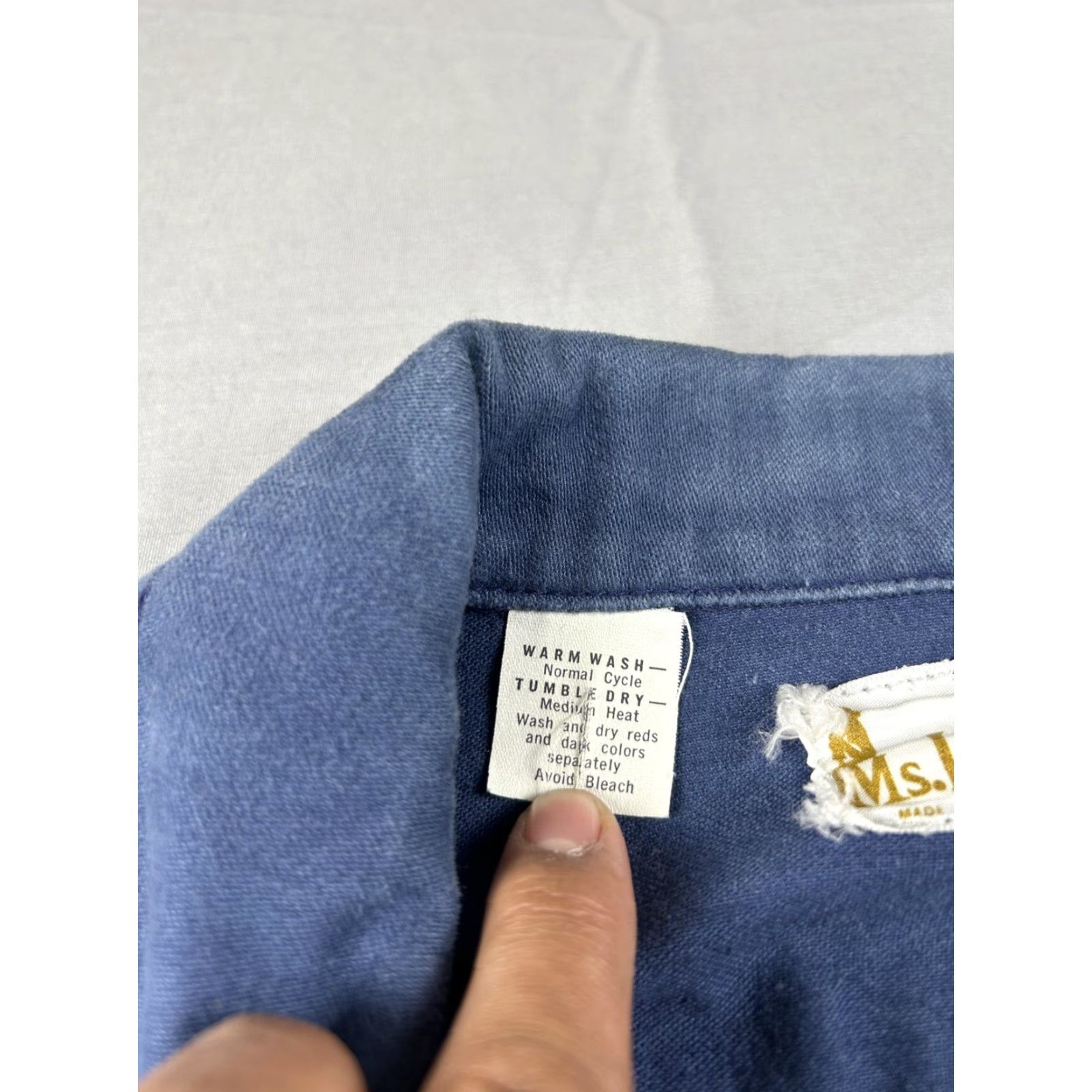 Lee VINTAGE Lee Jacket Womens M Blue Denim Western Trucker Short Button Front Casual 60s 70s Mens? Womens Size M / US 6-8 / IT 42-44 - 6 Thumbnail